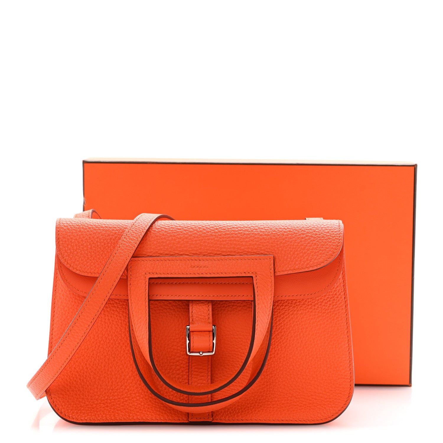 Taurillon Clemence Halzan 25 Orange Minium - Image 13