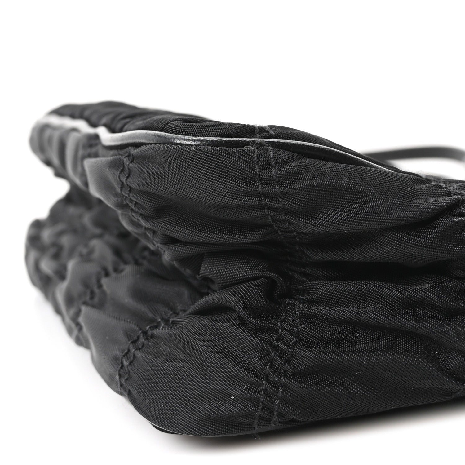 Tessuto Nylon Gaufre Shoulder Bag Black - Image 10