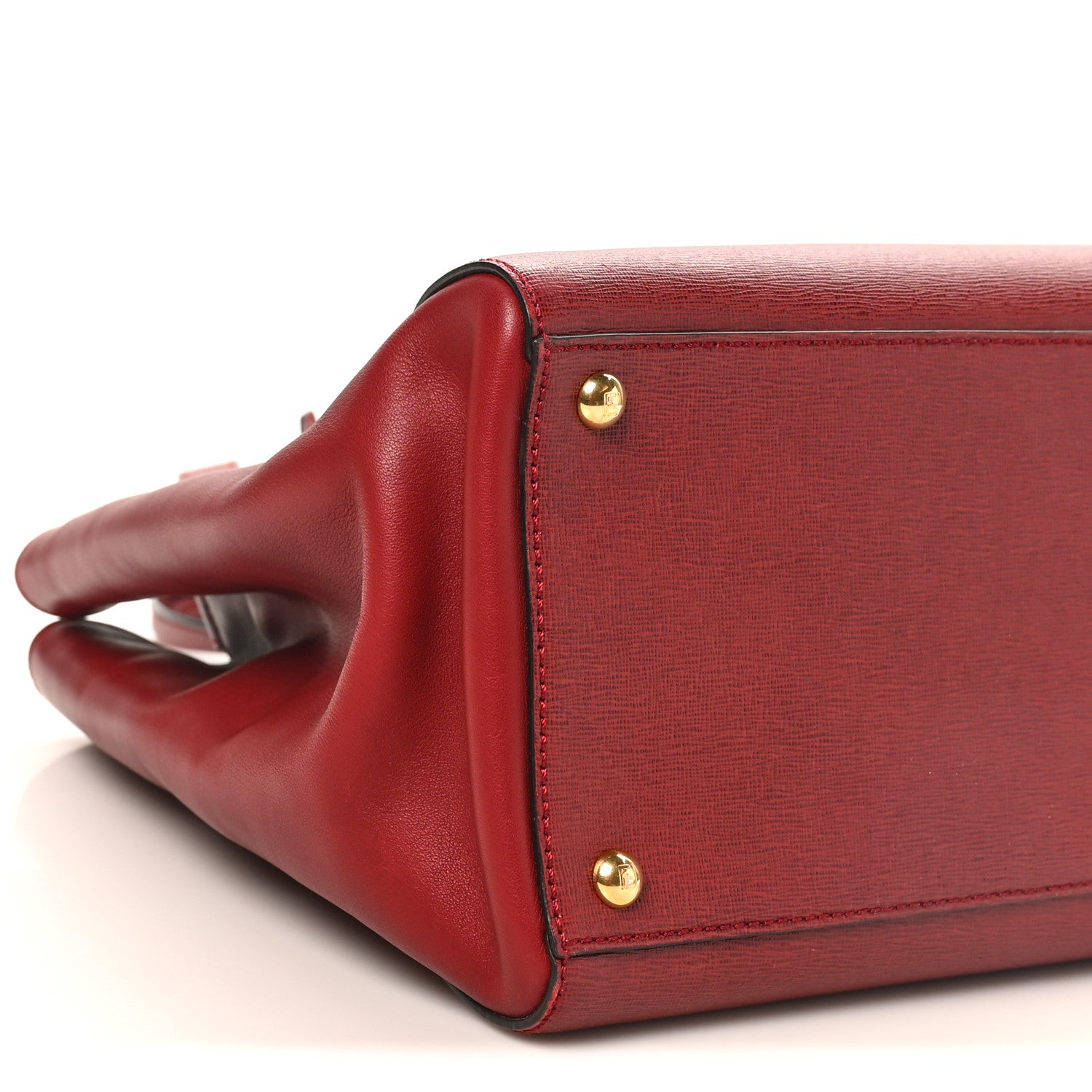 Vitello Elite Regular 2Jours Tote Rosso Scuro Ciliegia - Image 8