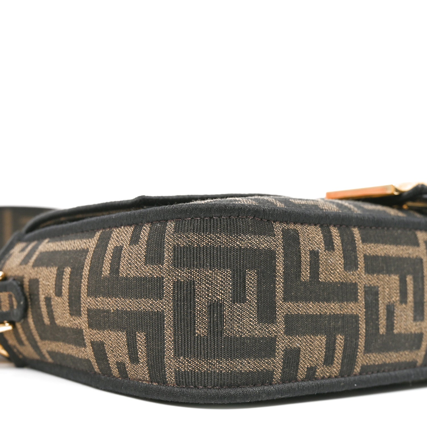 Fabric Jacquard FF 1974 Medium Baguette Tobacco Moro Black - Image 16