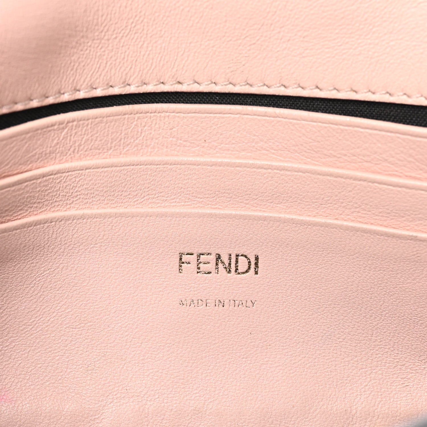 Nappa FF 1974 Embossed Mini Baguette Rosa Quarzo - Image 6
