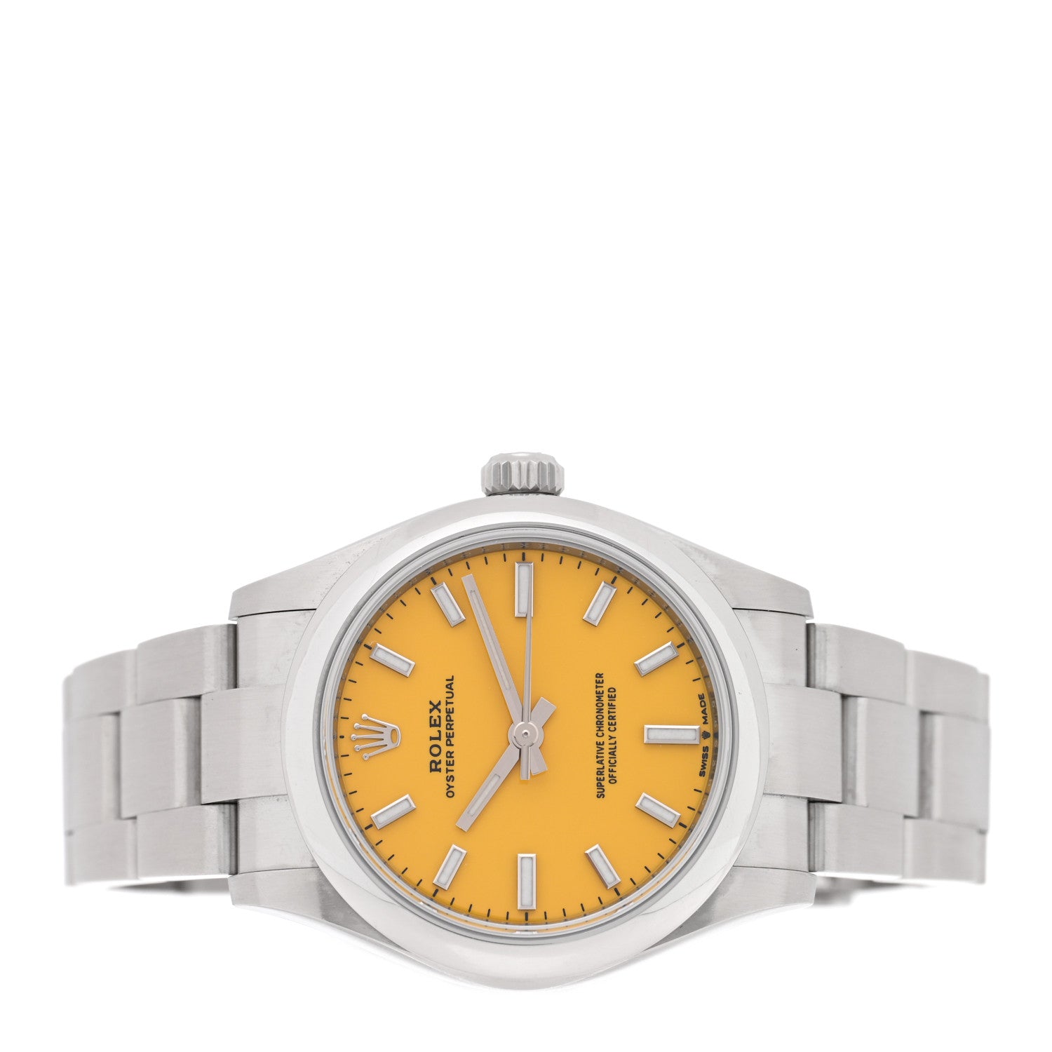 Stainless Steel 31mm Oyster Perpetual Watch Yellow 277200 - Image 2