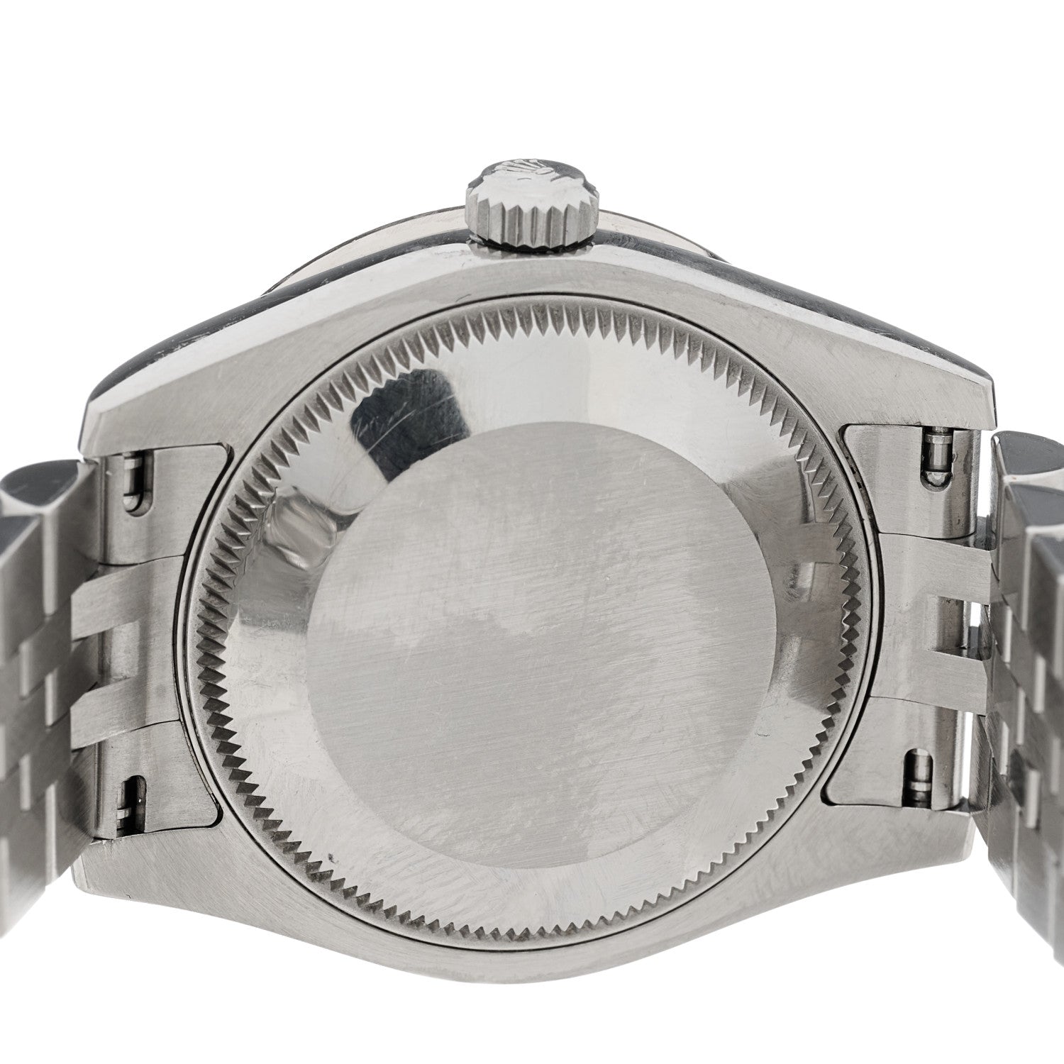 Stainless Steel 18K White Gold Diamond Bezel 31mm Oyster Perpetual Datejust Watch Silver 278384RBR - Image 7
