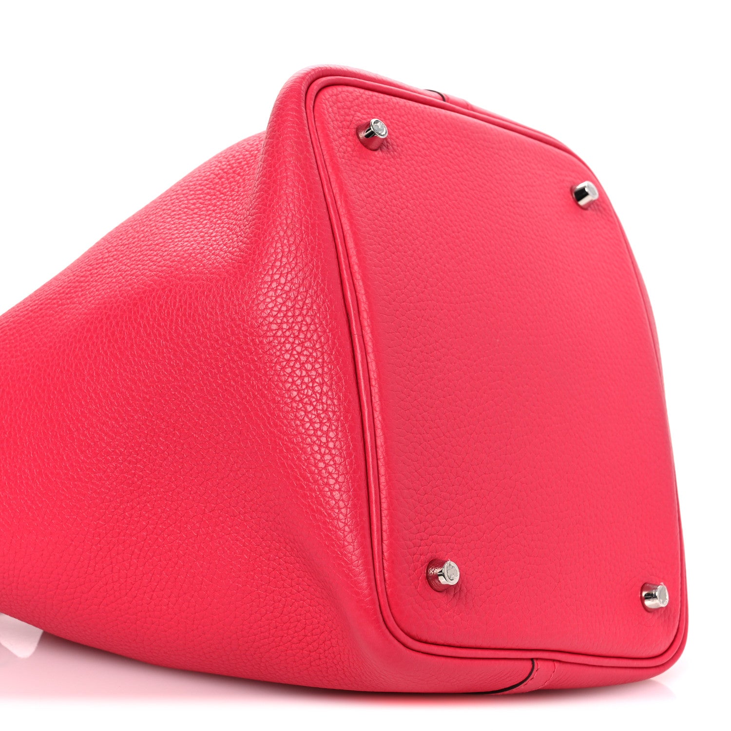 Taurillon Clemence Picotin Lock 22 MM Rose Extreme - Image 9