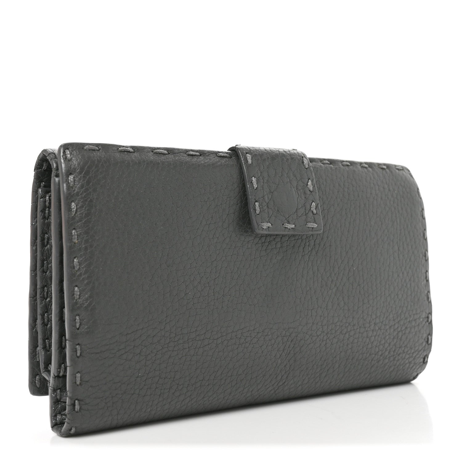 Cuoio Romano Selleria Peekaboo Continental Wallet Asfalto - Image 3