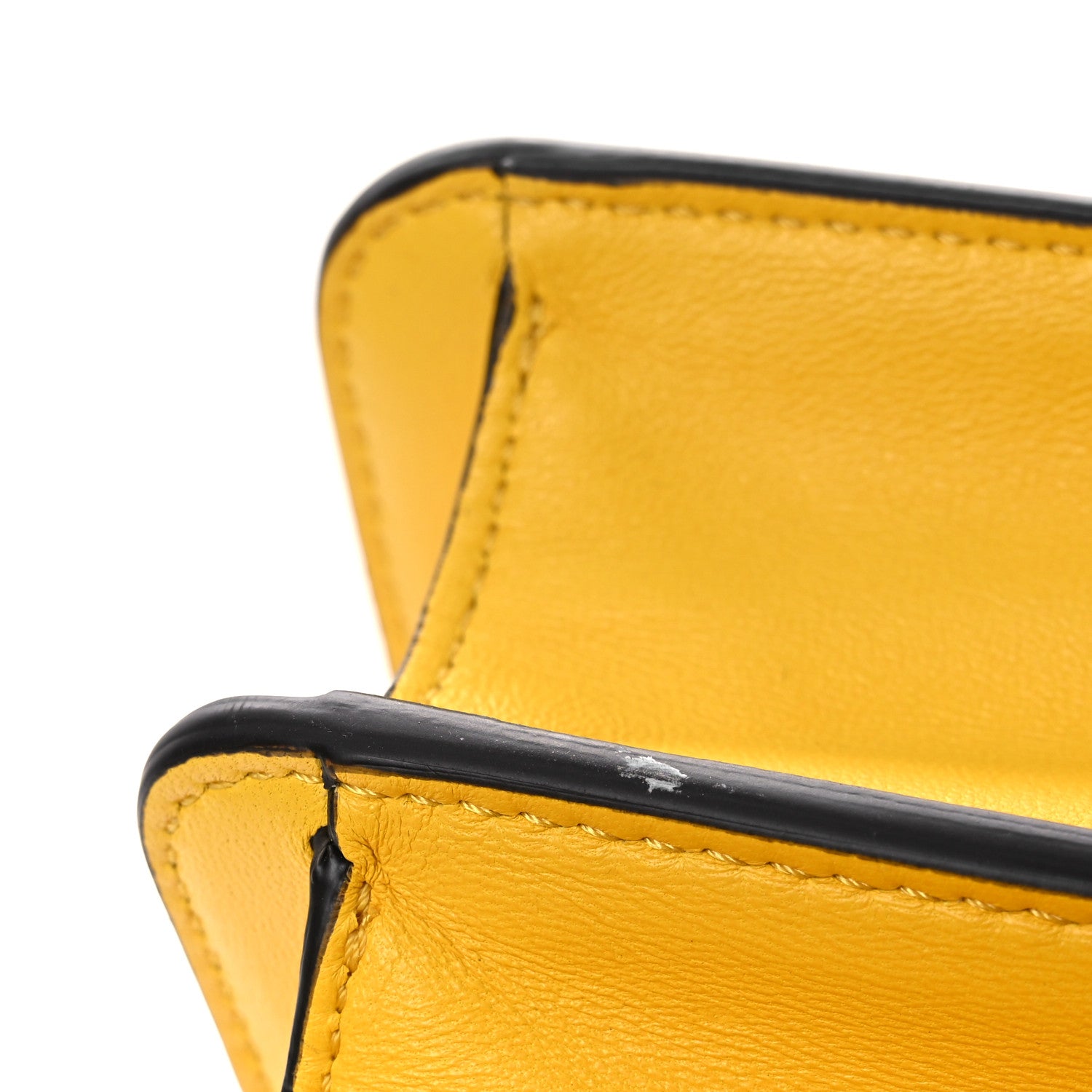 Nappa Small Peekaboo I SEE U East West Chain Satchel Limone - Image 12