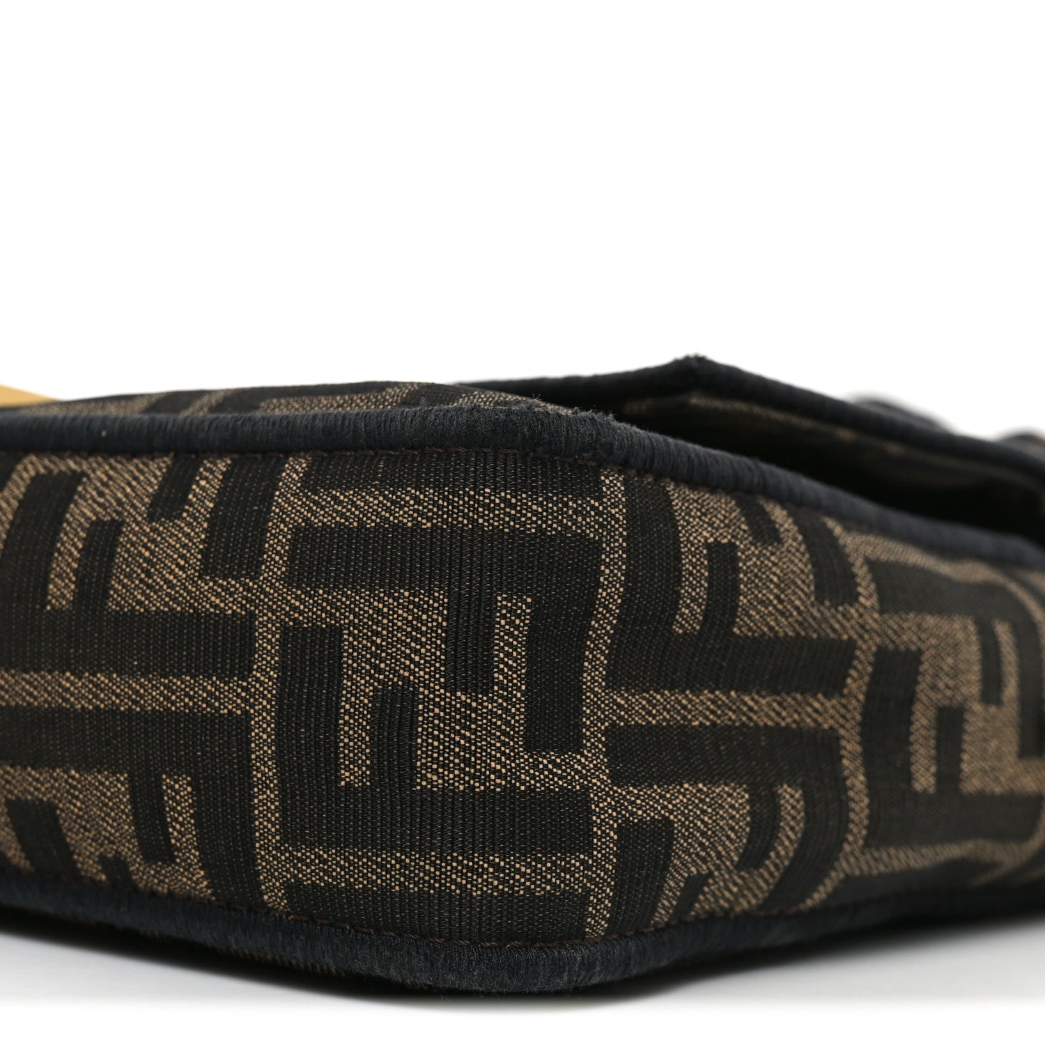 Fabric Jacquard FF 1974 Medium Baguette Tobacco Moro Black - Image 10