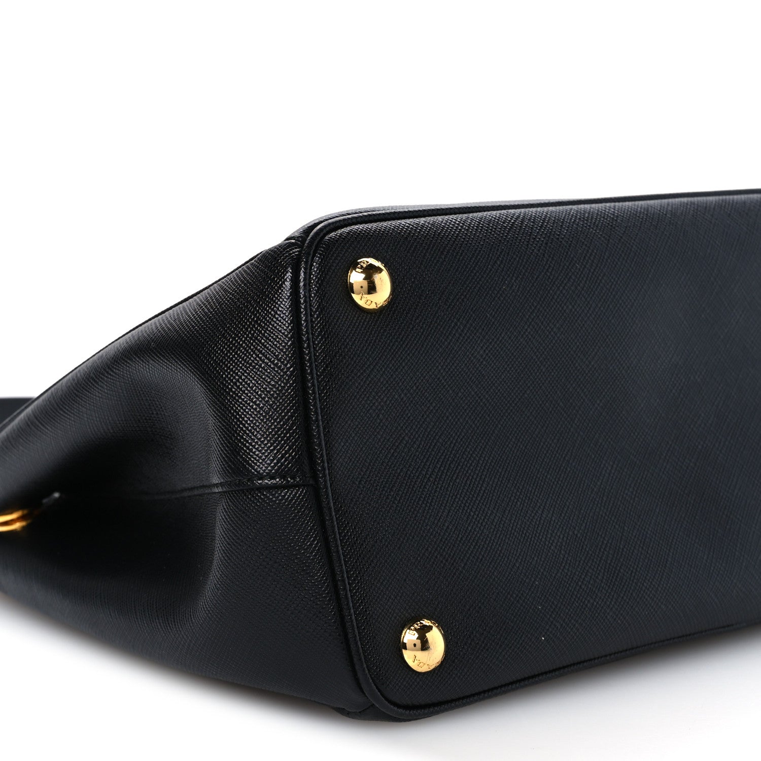Saffiano Small Galleria Double Zip Tote Black - Image 10