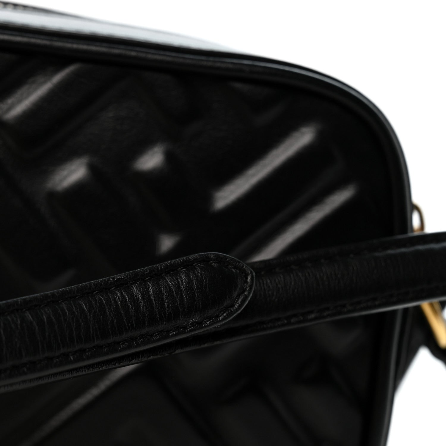Vitello Epoque FF Embossed Camera Case Black - Image 12