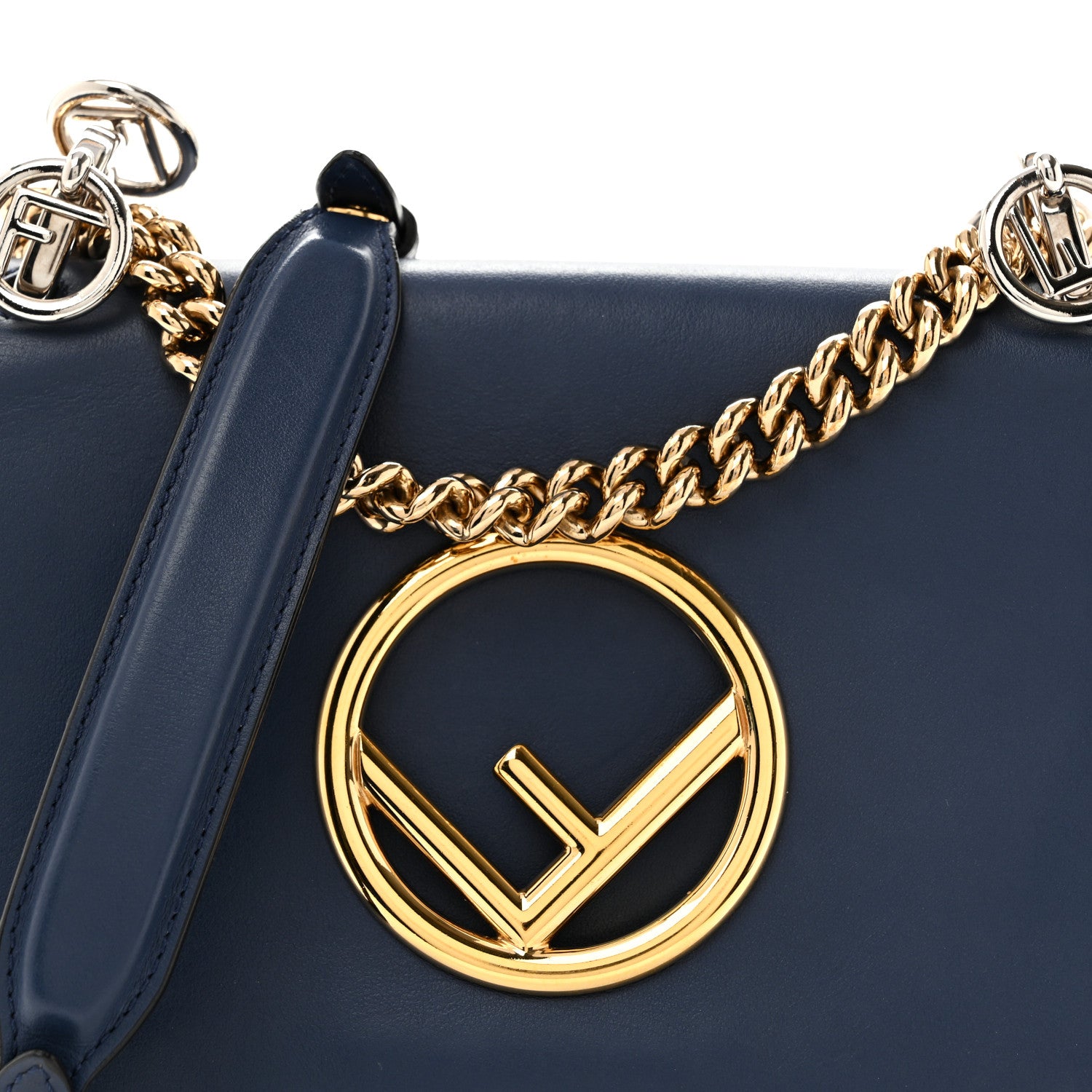 Vitello Century Opaco F is Fendi Small Kan I Shoulder Bag Nebula - Image 8