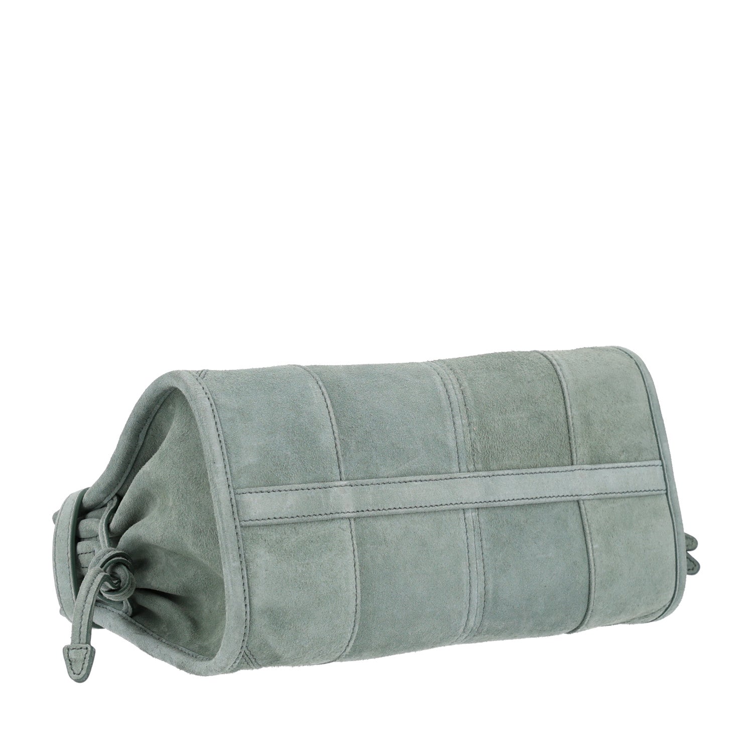 Scamosciato Triangle Small Bonnie Shoulder Bag Salvia - Image 4