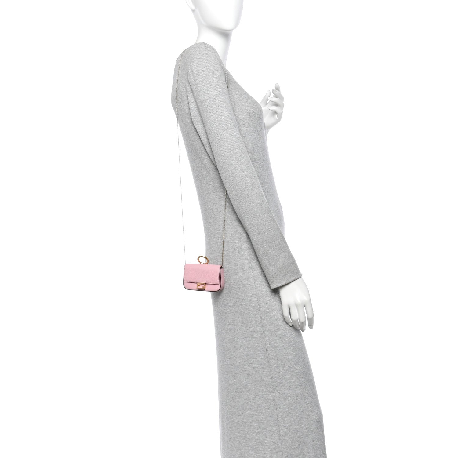 Cuoio Romano Scented Nano Baguette Charm Rosa Acquerello - Image 2