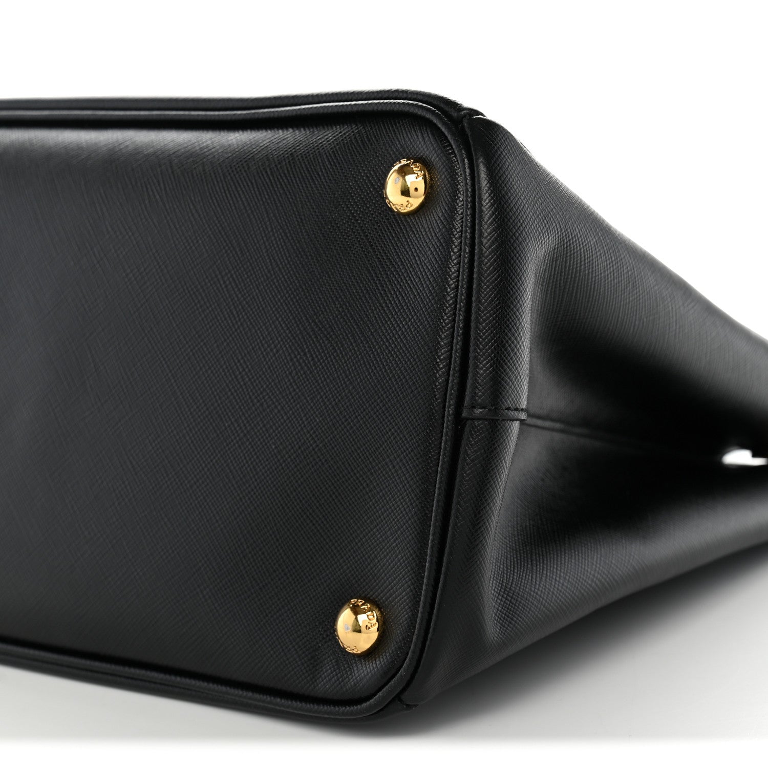 Saffiano Medium Galleria Double Zip Tote Black - Image 9