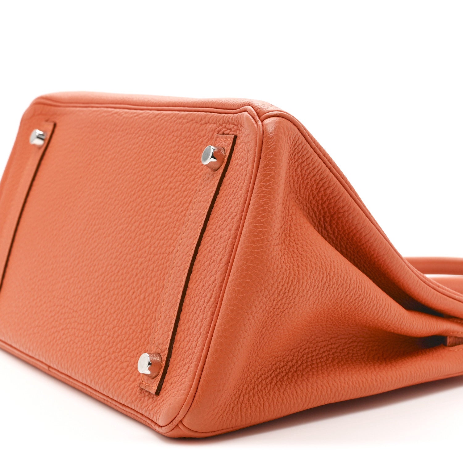 Togo Birkin 30 Orange - Image 9