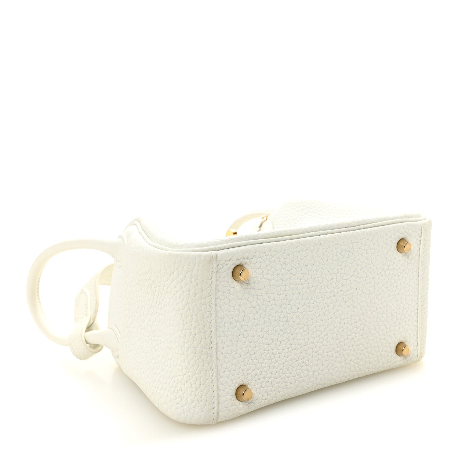 Taurillon Clemence Mini Lindy 20 New White - Image 4