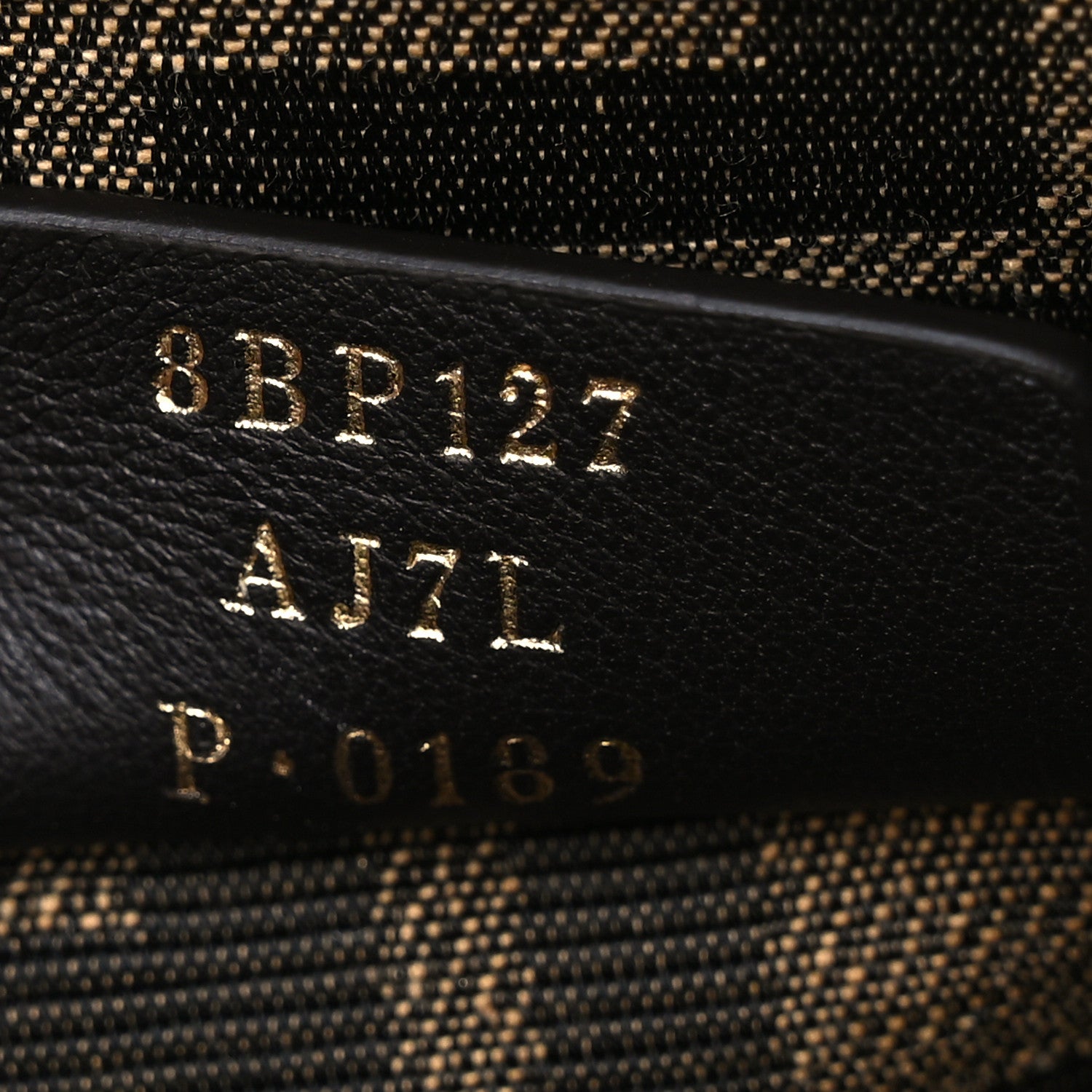 Denim Karligraphy Embroidered Medium Fendi First Blue - Image 7