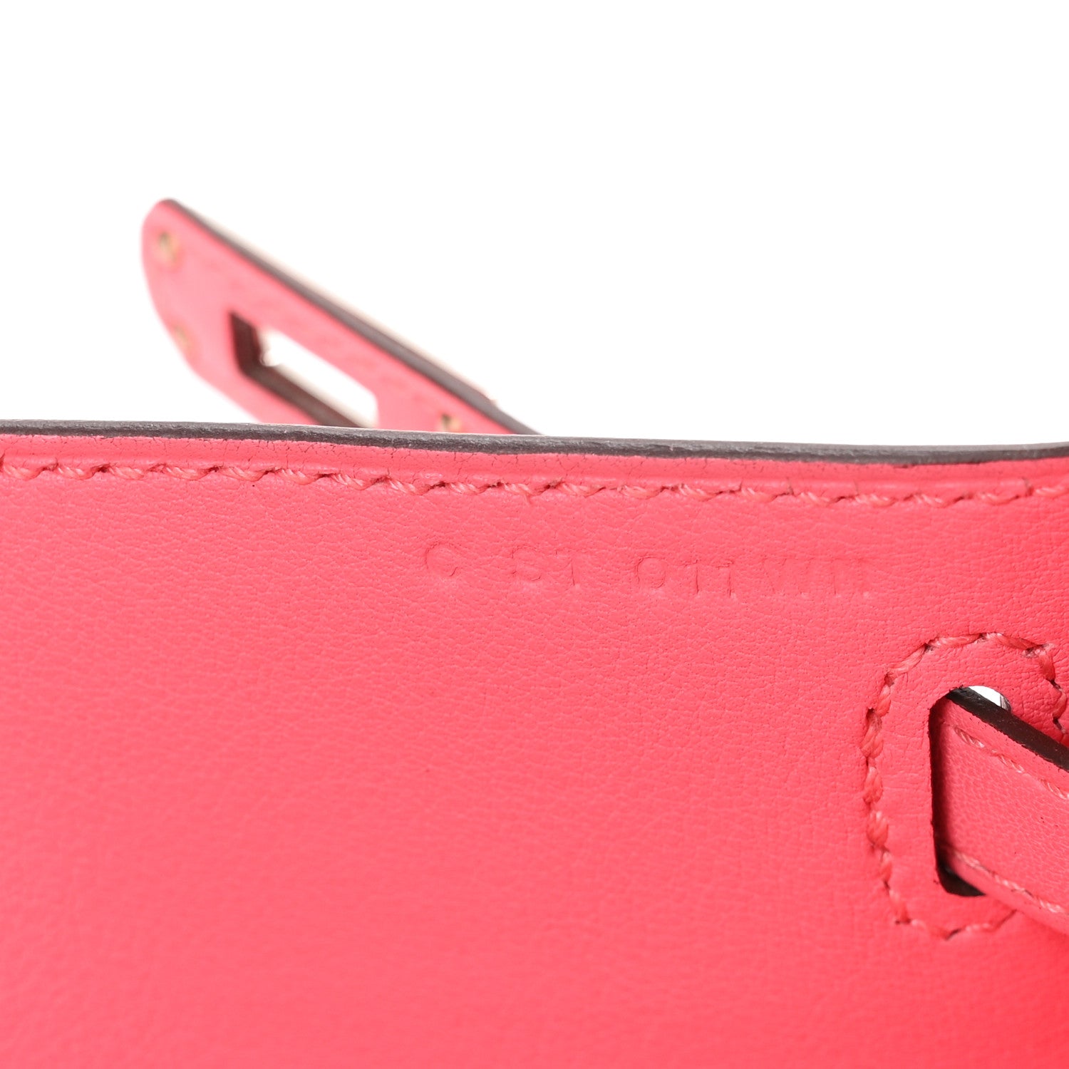Swift Kelly Pochette Clutch Rose Azalee - Image 7