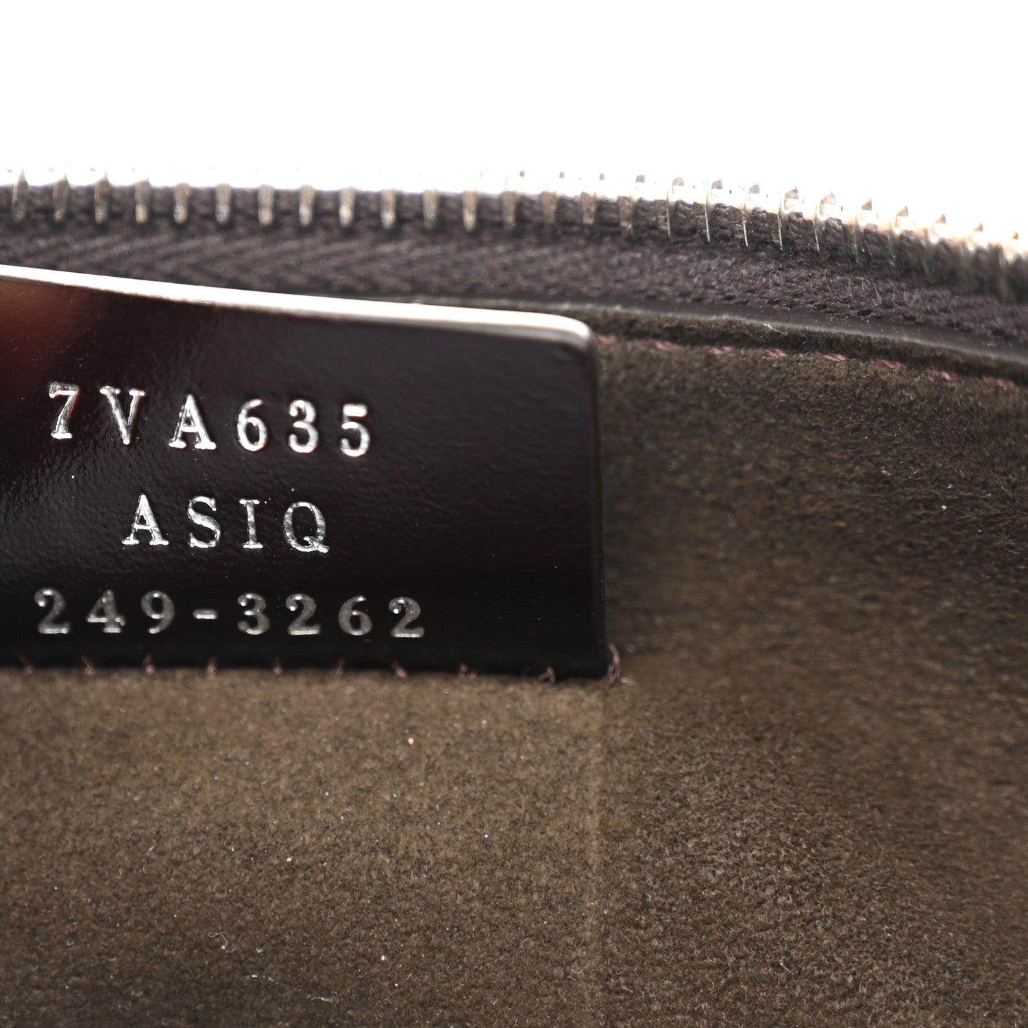 Fabric Jacquard FF Melon Bag Tobacco Black - Image 7