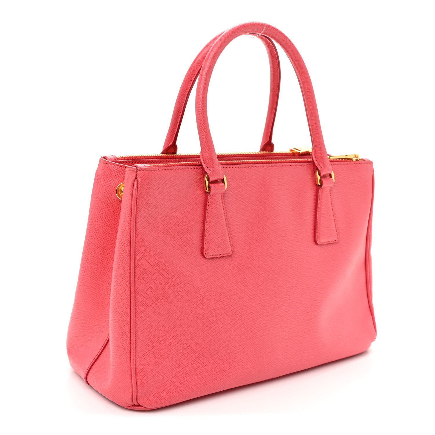Saffiano Small Galleria Double Zip Tote Peonia - Image 3