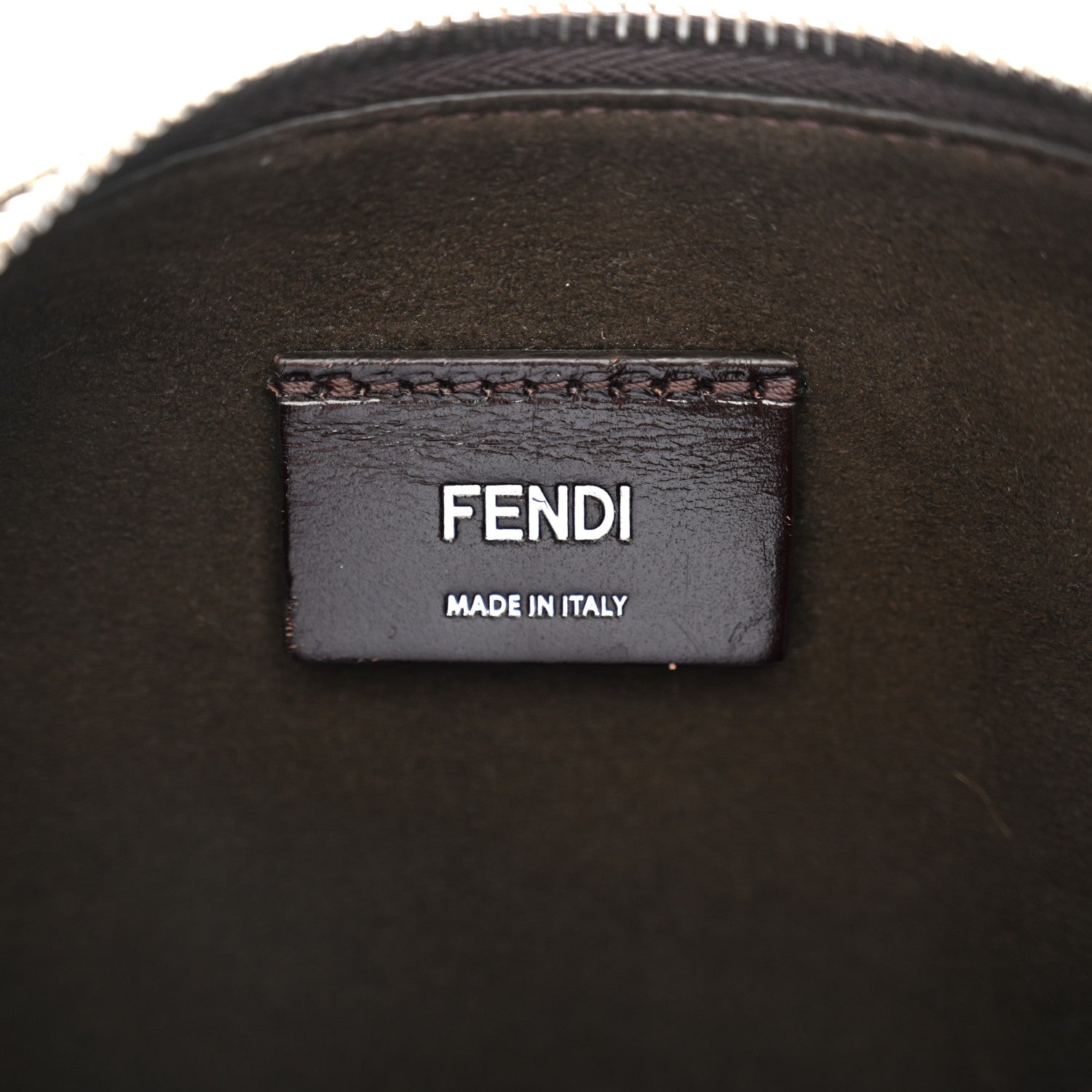 Fabric Jacquard FF Melon Bag Tobacco Black - Image 6