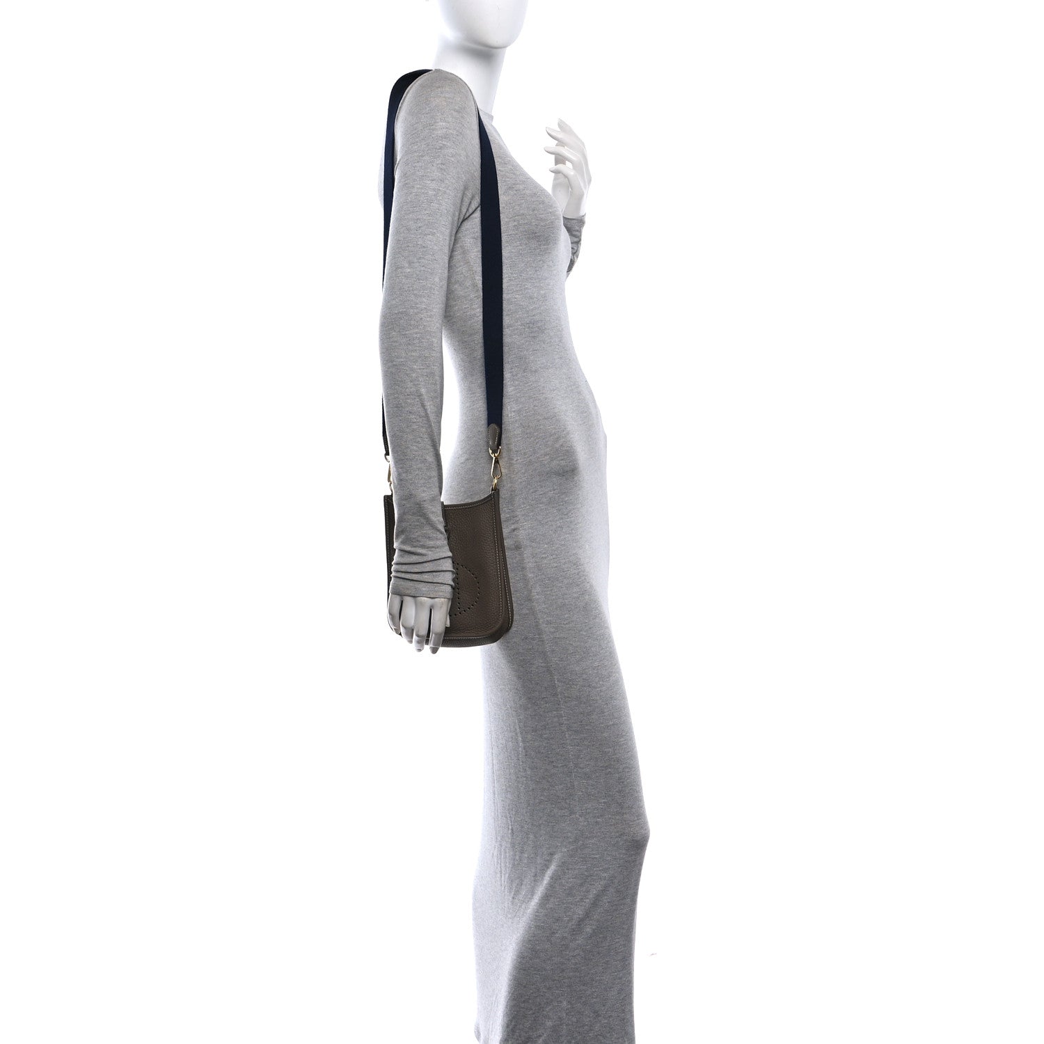 Taurillon Clemence Amazone Evelyne TPM Etoupe Bleu Indigo - Image 2