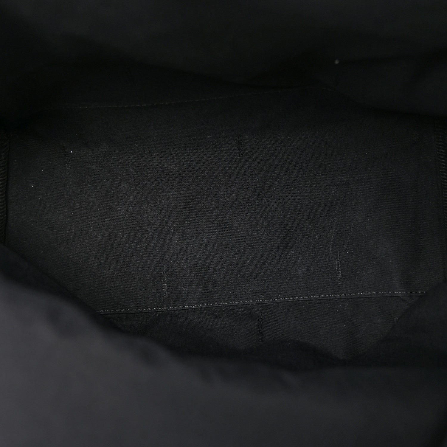 Glazed Fabric Vitello King FF 1974 Diagonal Medium Chiodo Backpack Black Sunflower - Image 5