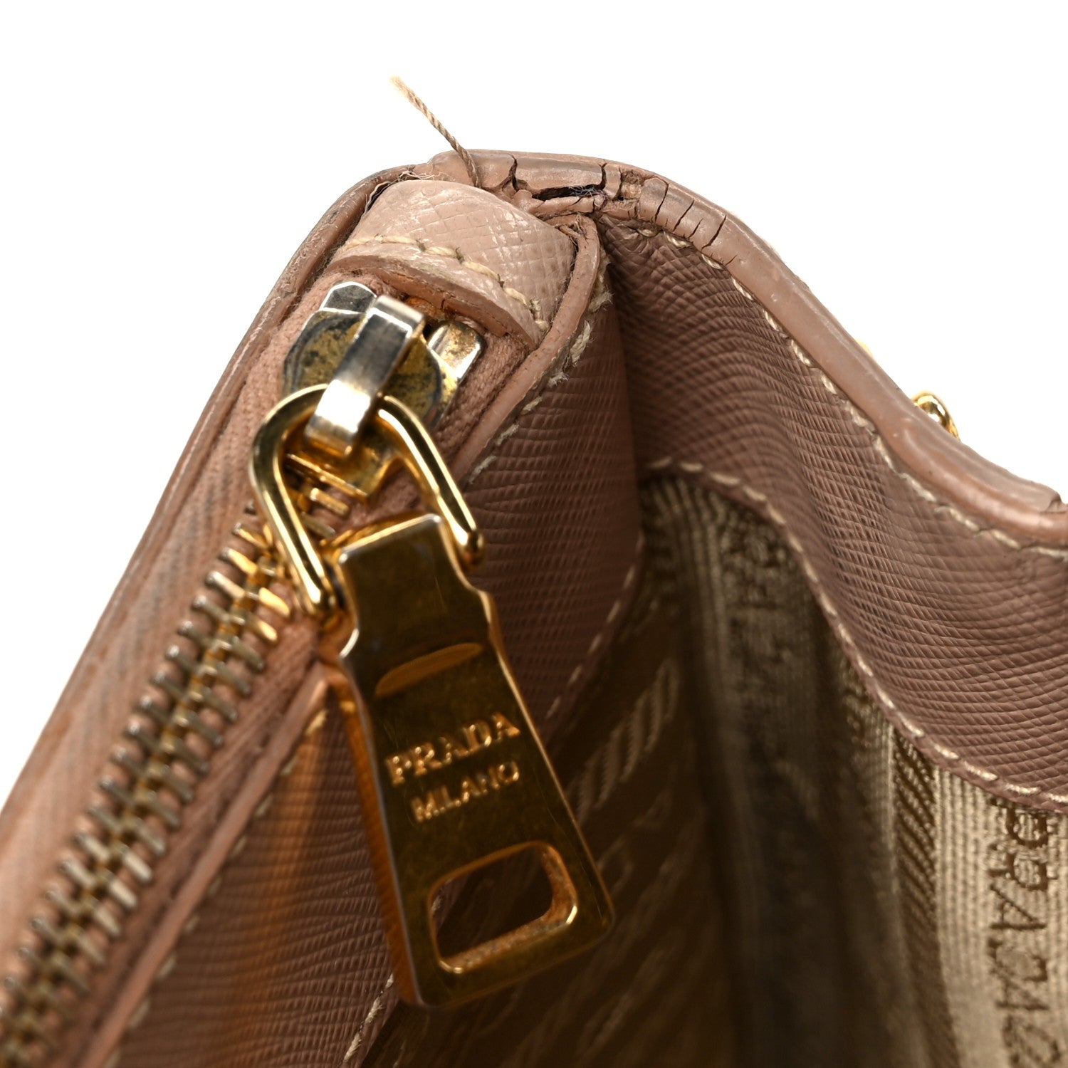 Saffiano Small Galleria Double Zip Tote Cammeo - Image 14