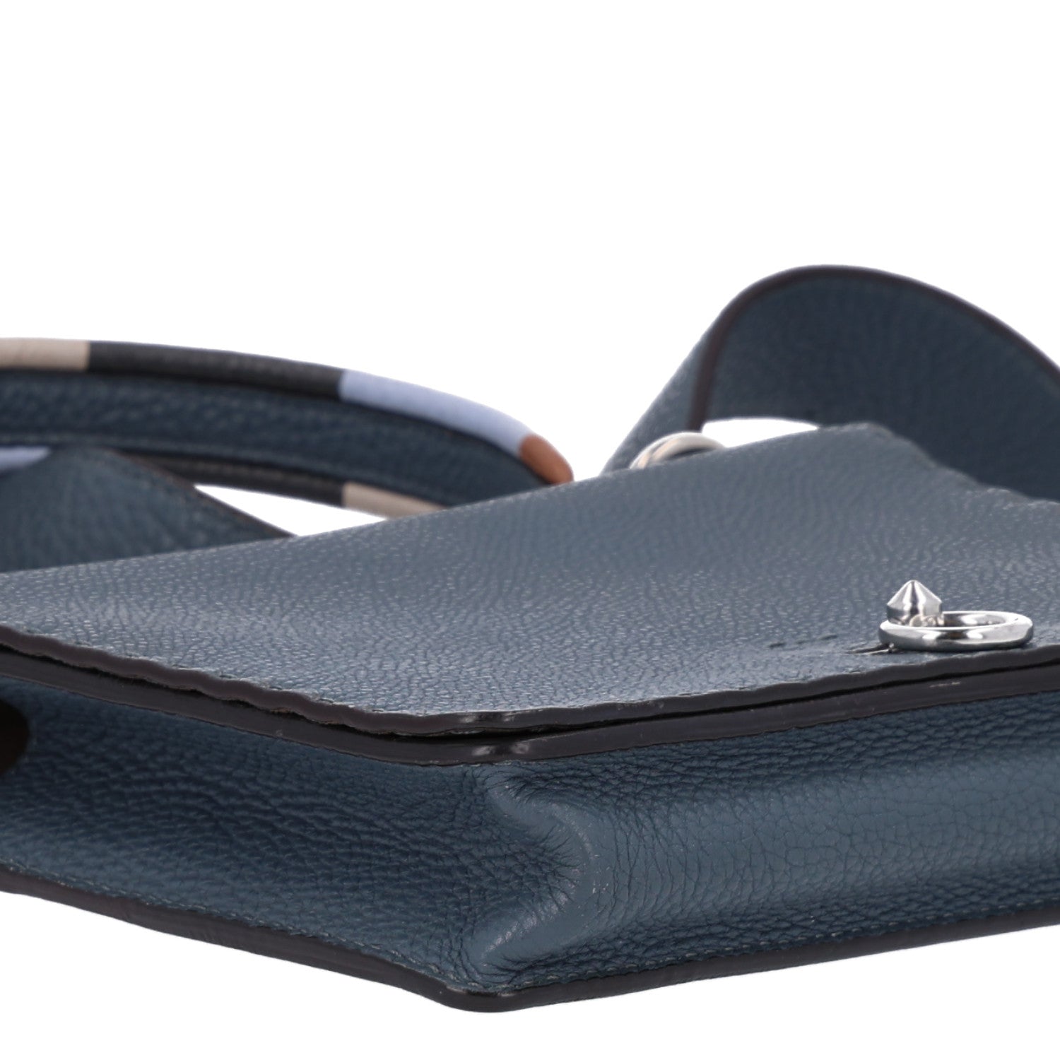 Cuoio Romano Selleria Piping Messenger Bag Tempesta Multicolor - Image 9
