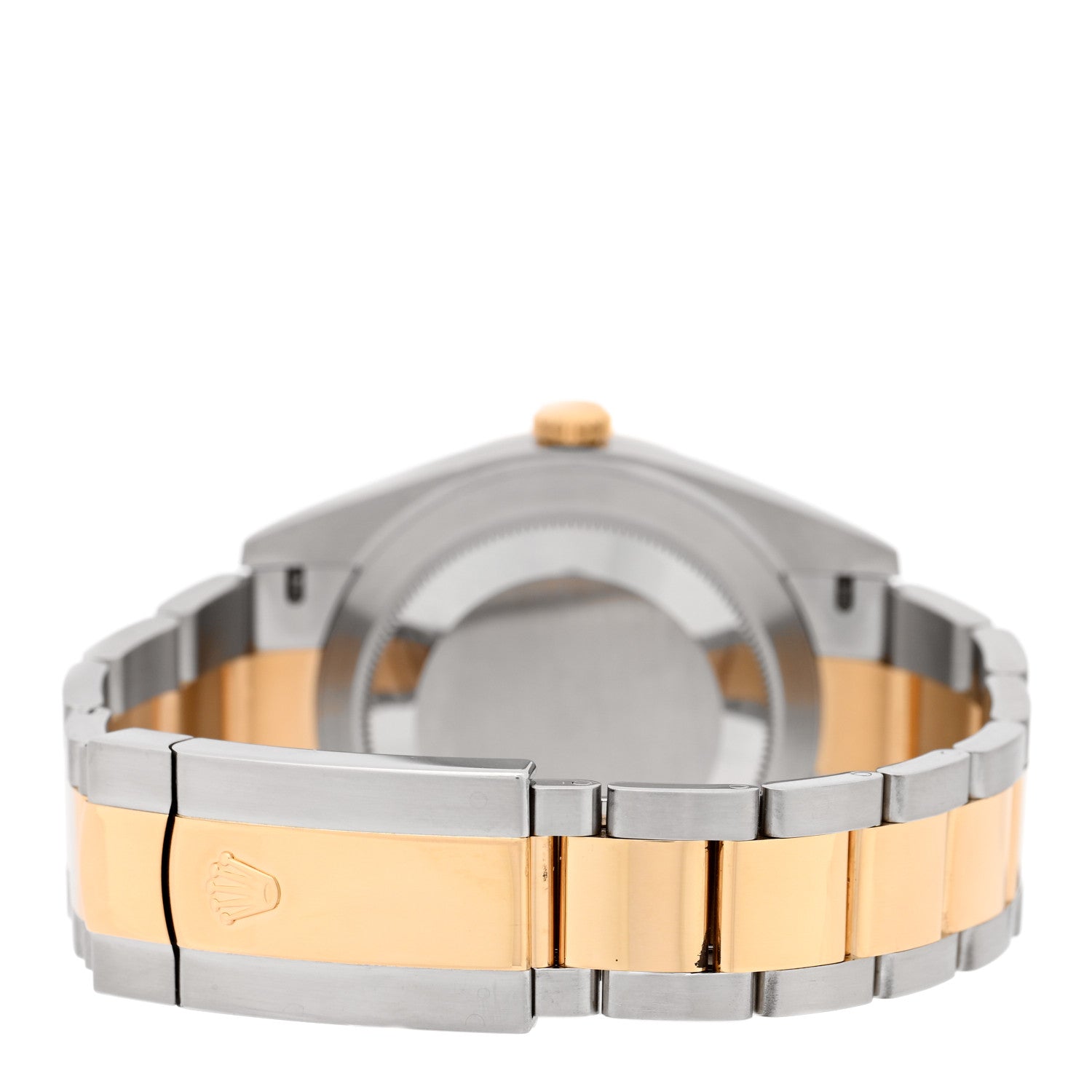 Stainless Steel 18K Yellow Gold 41mm Oyster Perpetual Datejust Watch Black 126333 - Image 3