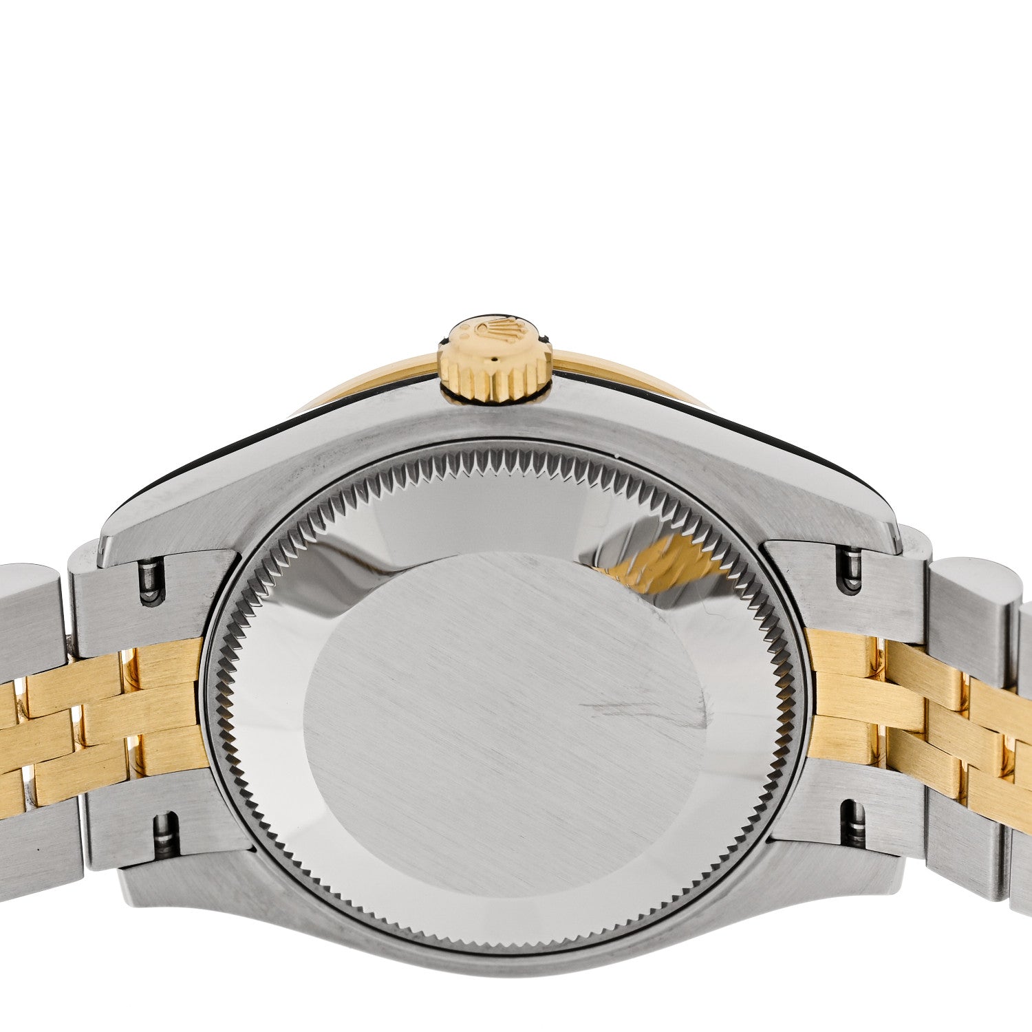 Stainless Steel 18K Yellow Gold Diamond Bezel 31mm Oyster Perpetual Datejust Watch Green Floral 278383RBR - Image 4