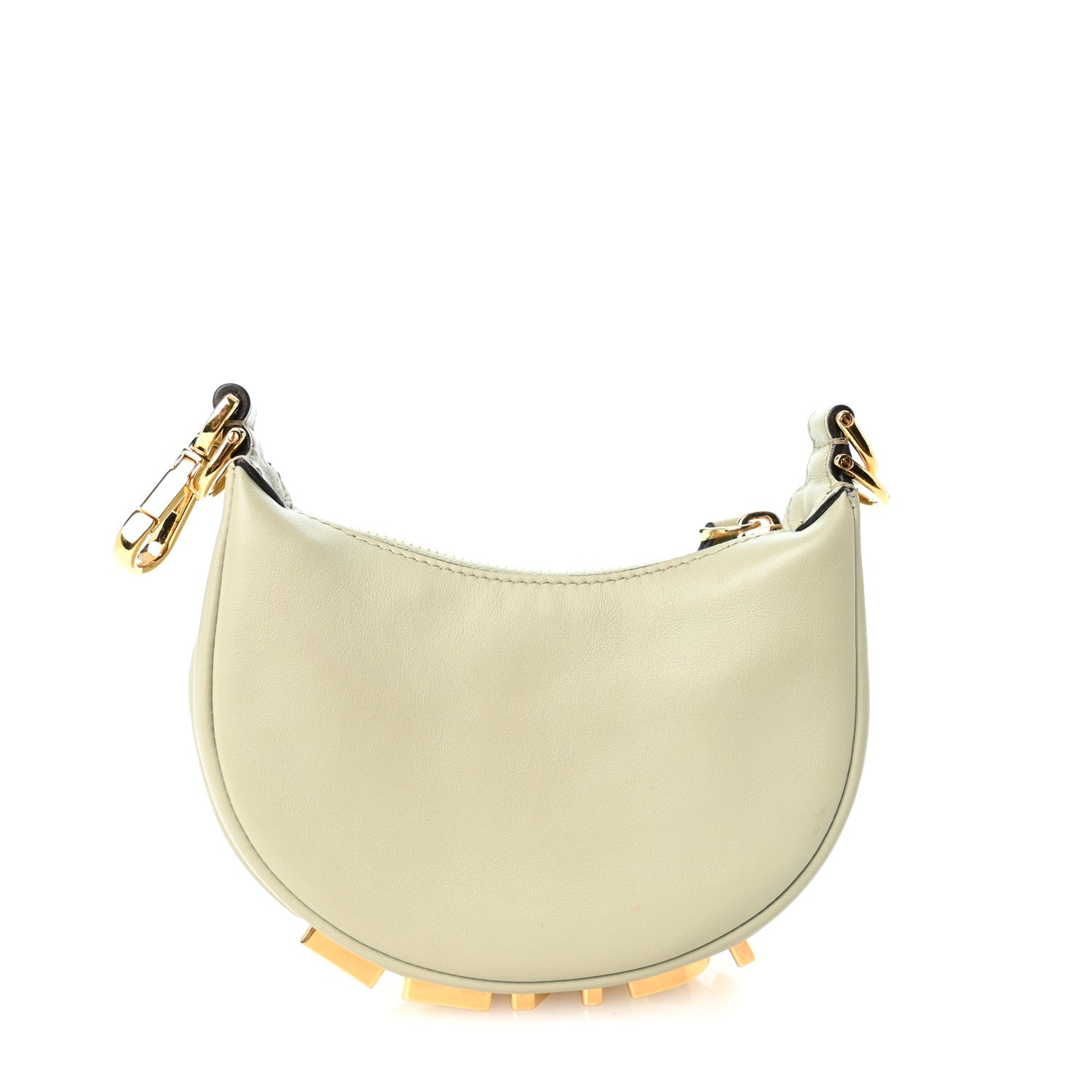 Vitello Grace New Matte Nano Fendigraphy Hobo Charm Menta