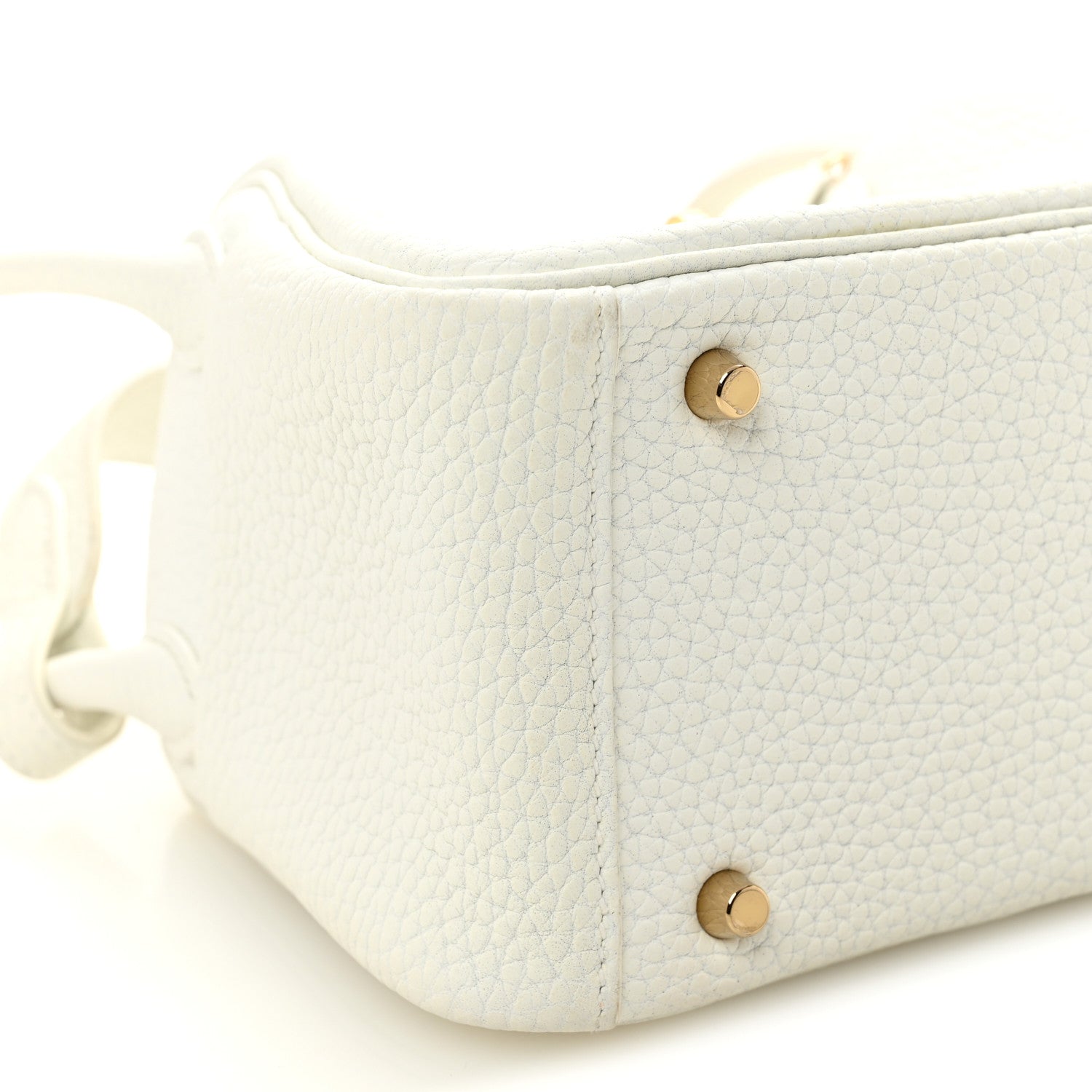Taurillon Clemence Mini Lindy 20 New White - Image 9