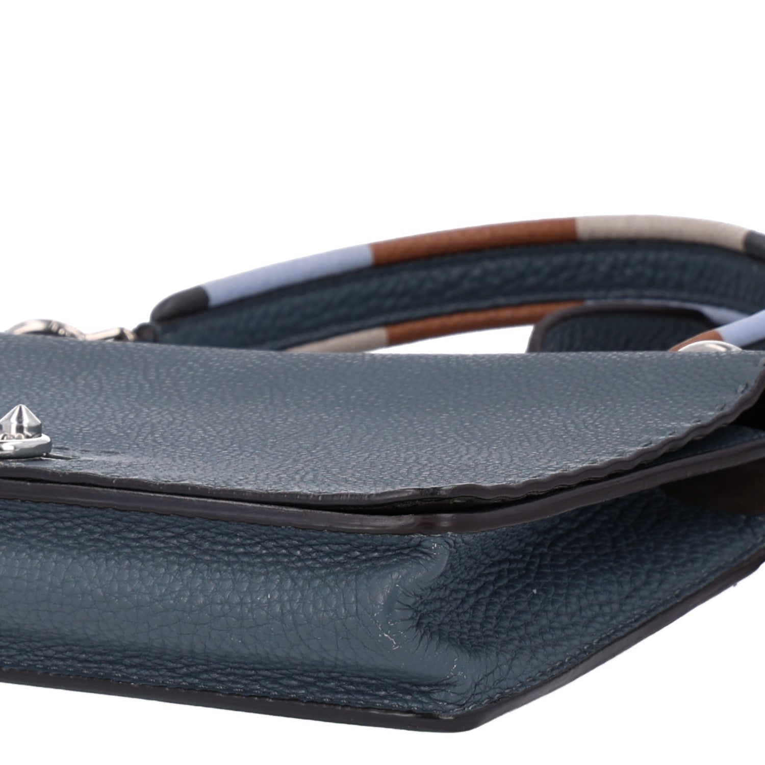 Cuoio Romano Selleria Piping Messenger Bag Tempesta Multicolor - Image 10