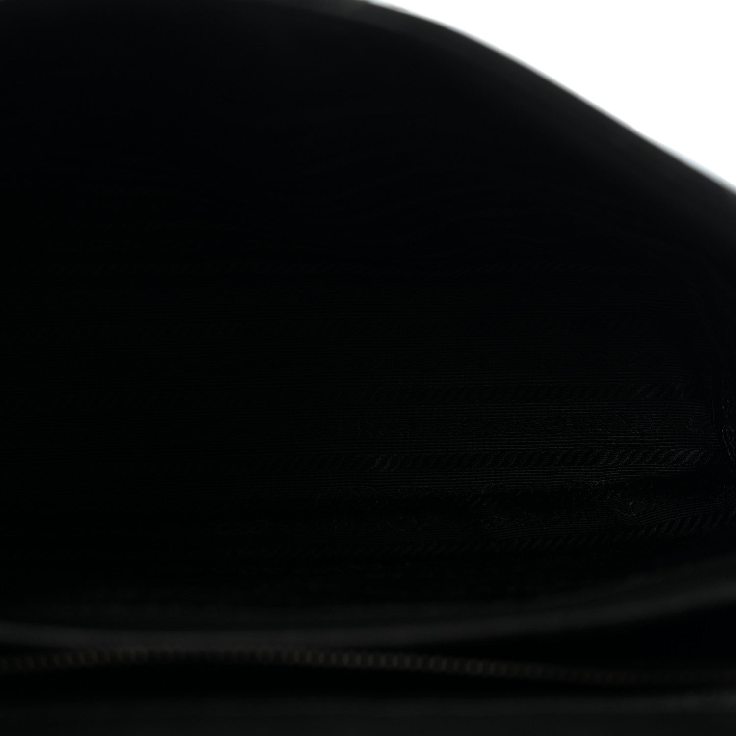 Nappa Triangle Stitched Large Spectrum Bag Black - Image 5