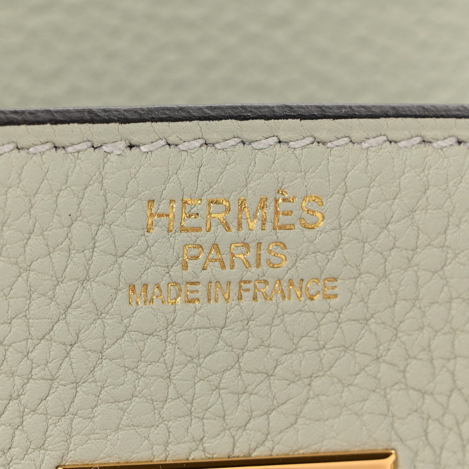 Togo Birkin 30 Gris Neve - Image 6