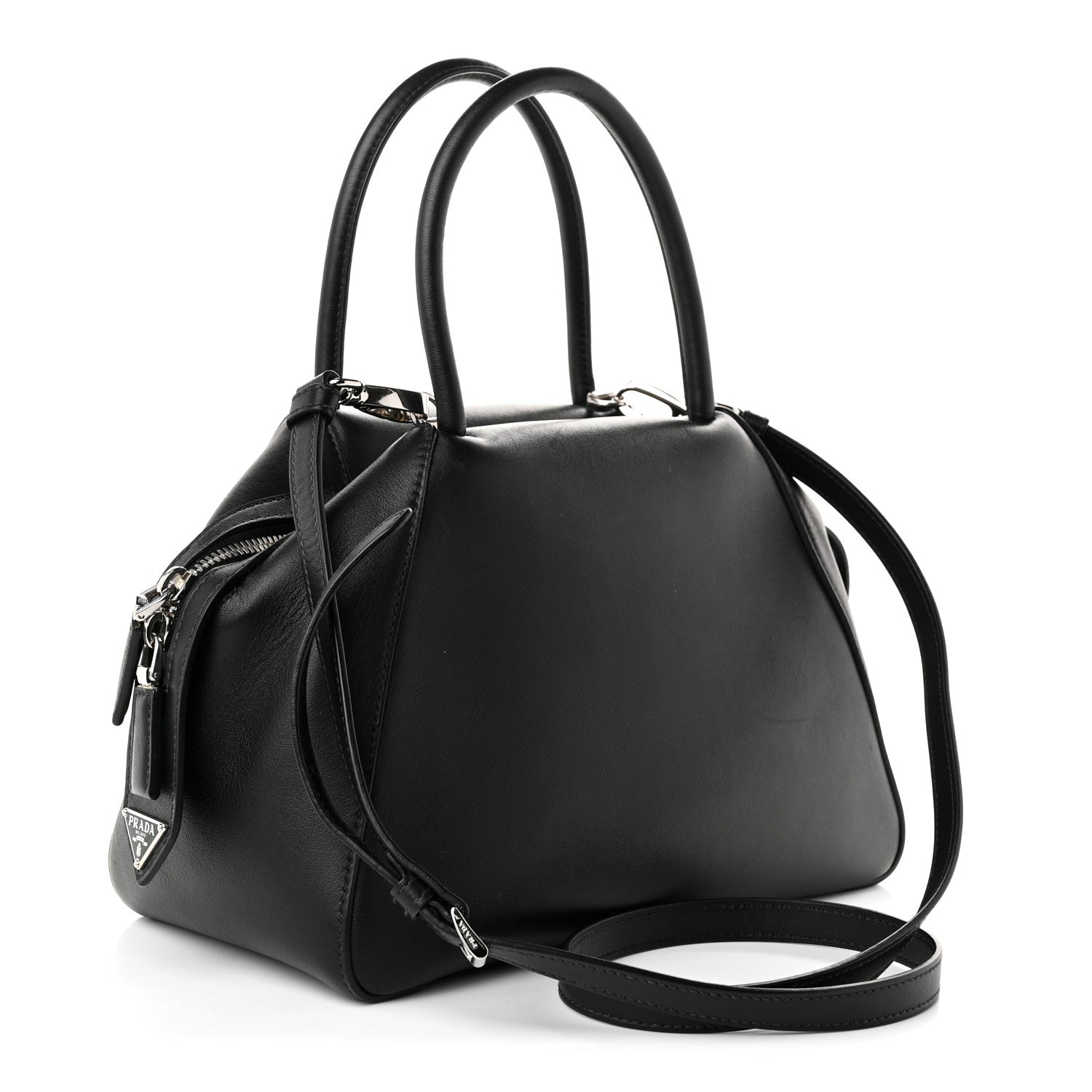 Softy Calfskin Small Supernova Handbag Black - Image 3