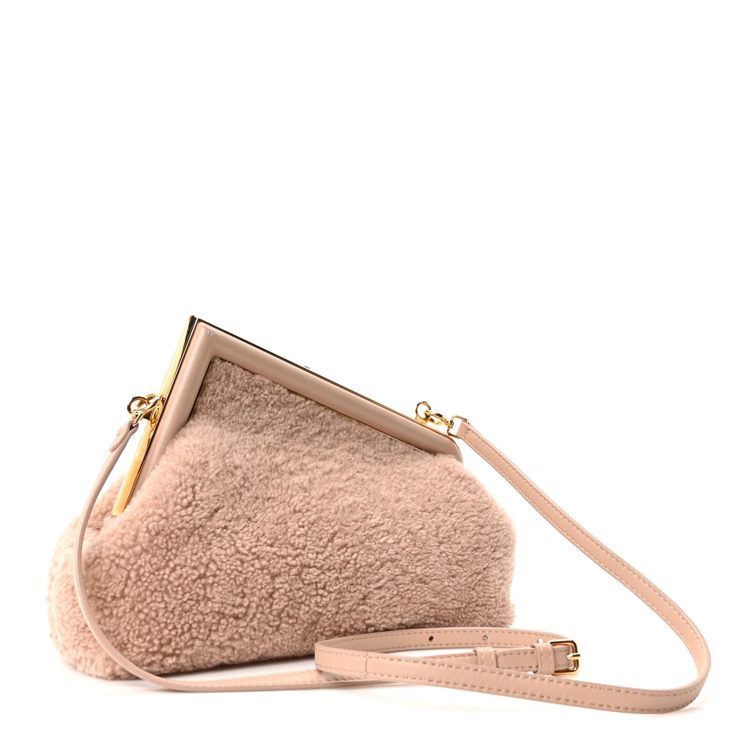 Shearling Small Fendi First Rosa Plaster - Image 3