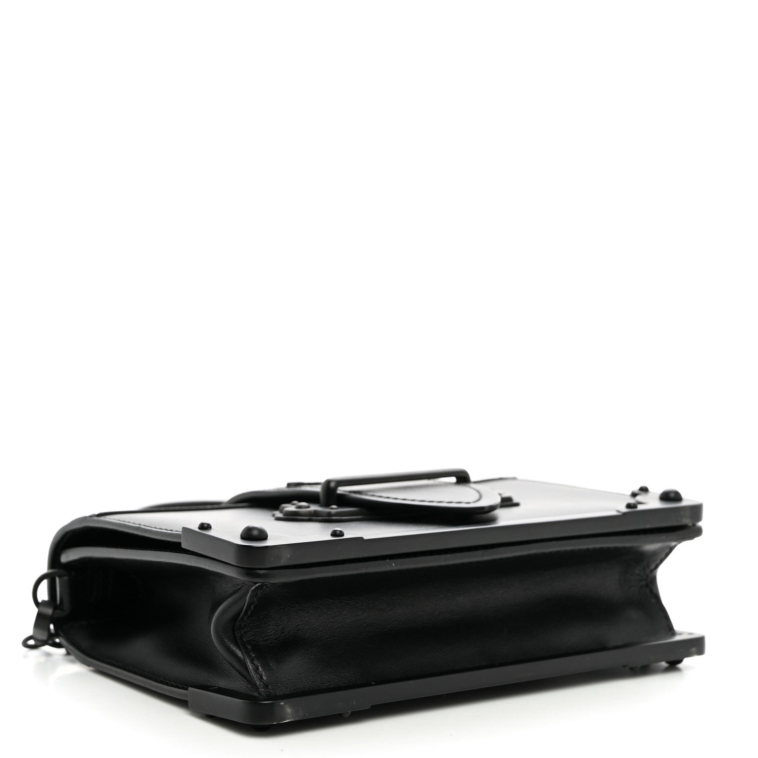 City Calfskin Saffiano Cahier Bag Black - Image 4