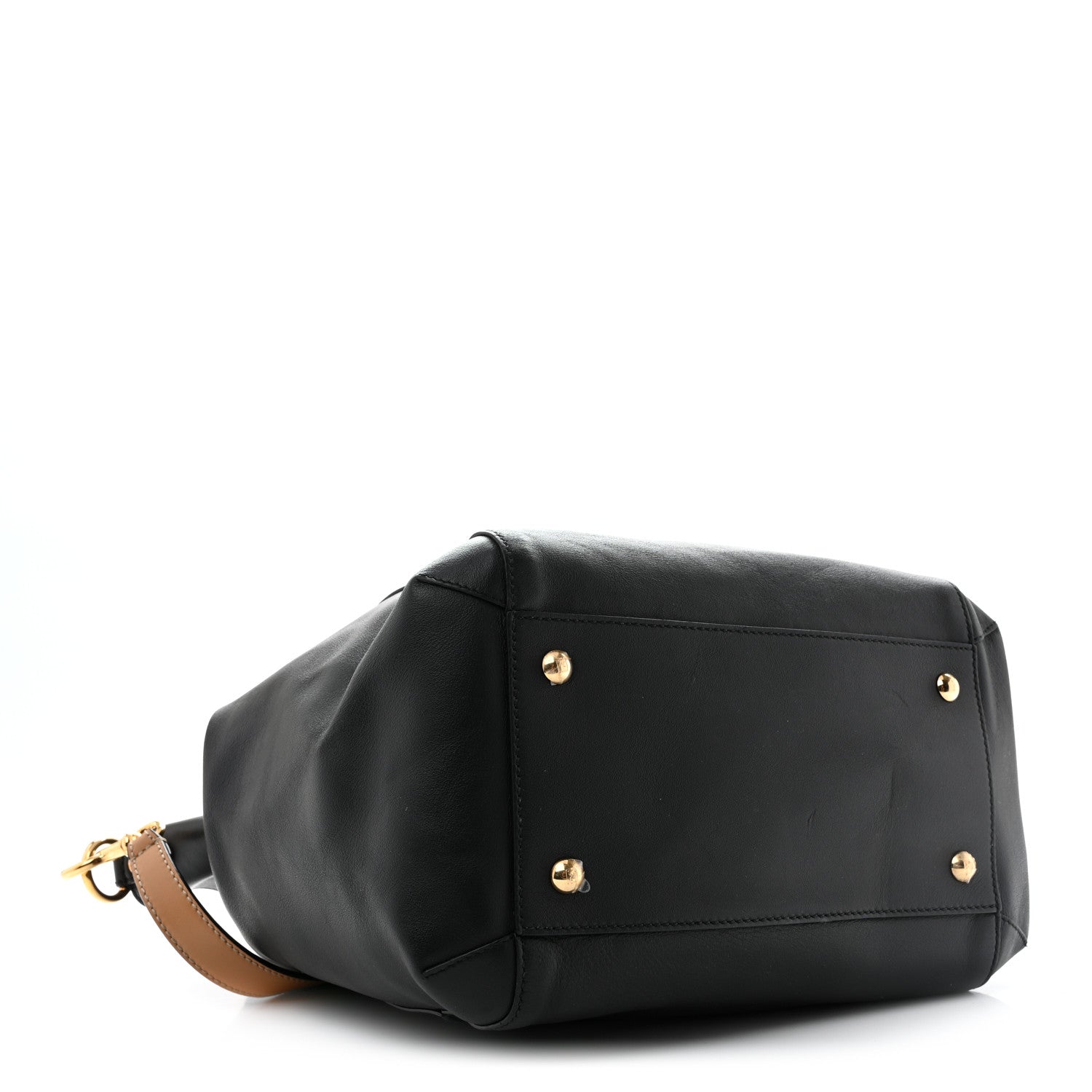 Vitello Grace King Karligraphy Chain Bucket Bag Black Bisquit - Image 4