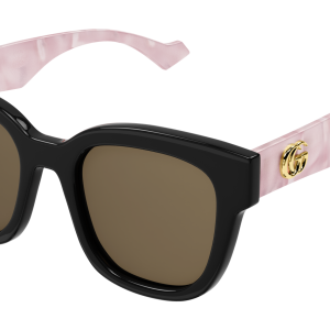Gucci GG0998S Black Pink Square Sunglasses