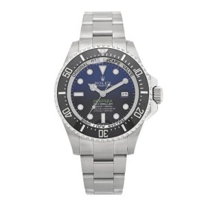 Stainless Steel 44mm Oyster Perpetual Date Sea-Dweller Deepsea James Cameron Watch Blue 116660