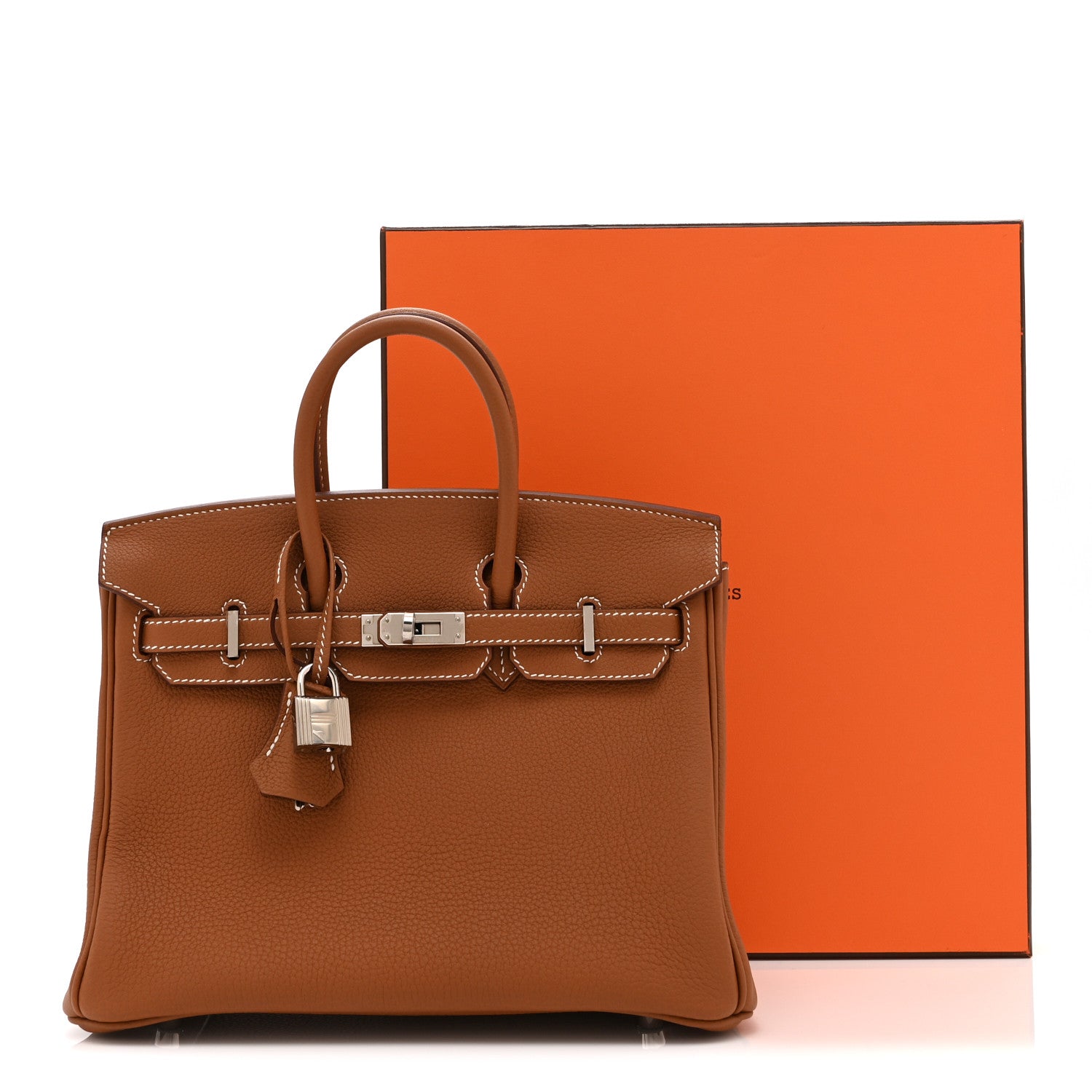 Togo Birkin 25 Gold - Image 11