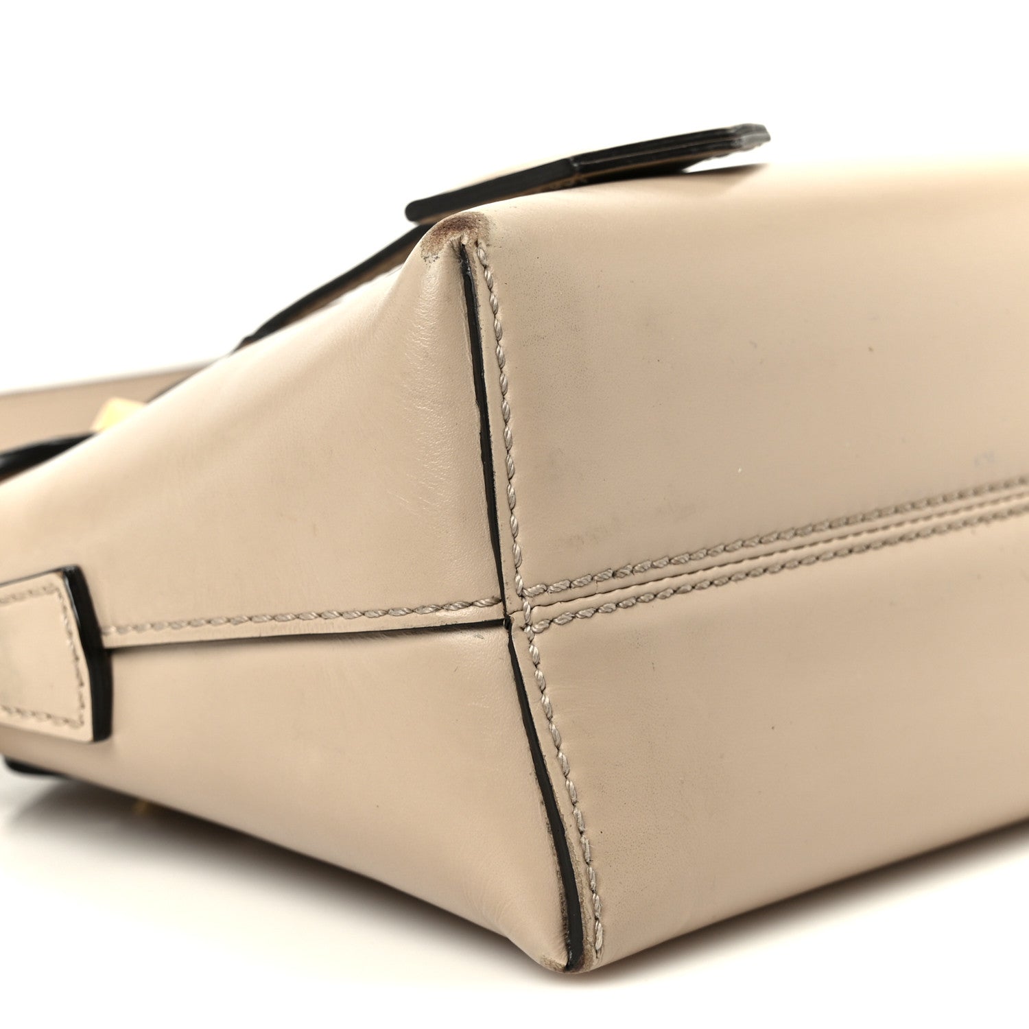 Vitello King Logo Embossed Mini By The Way Boston Bag Nuvola - Image 9