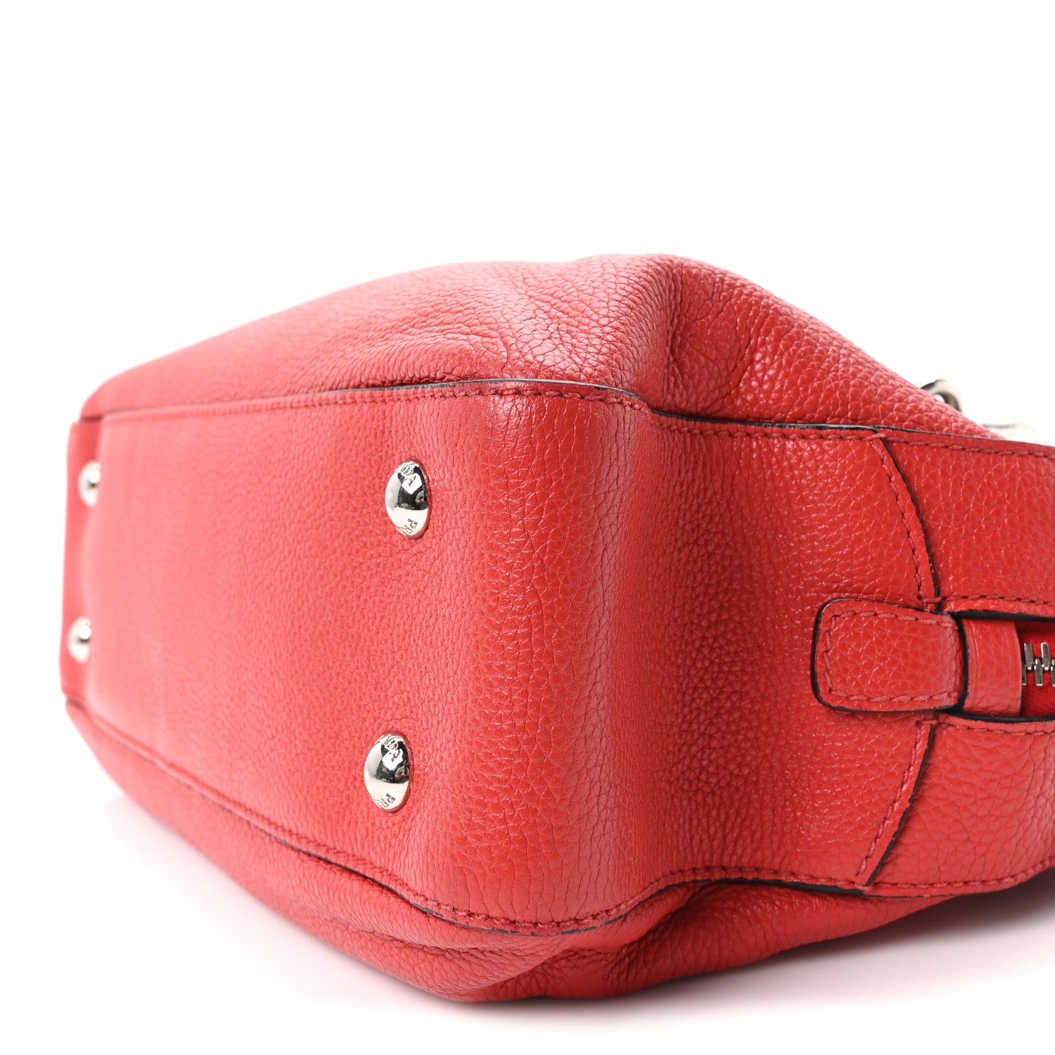 Vitello Daino Chain Satchel Bag Lacca - Image 9