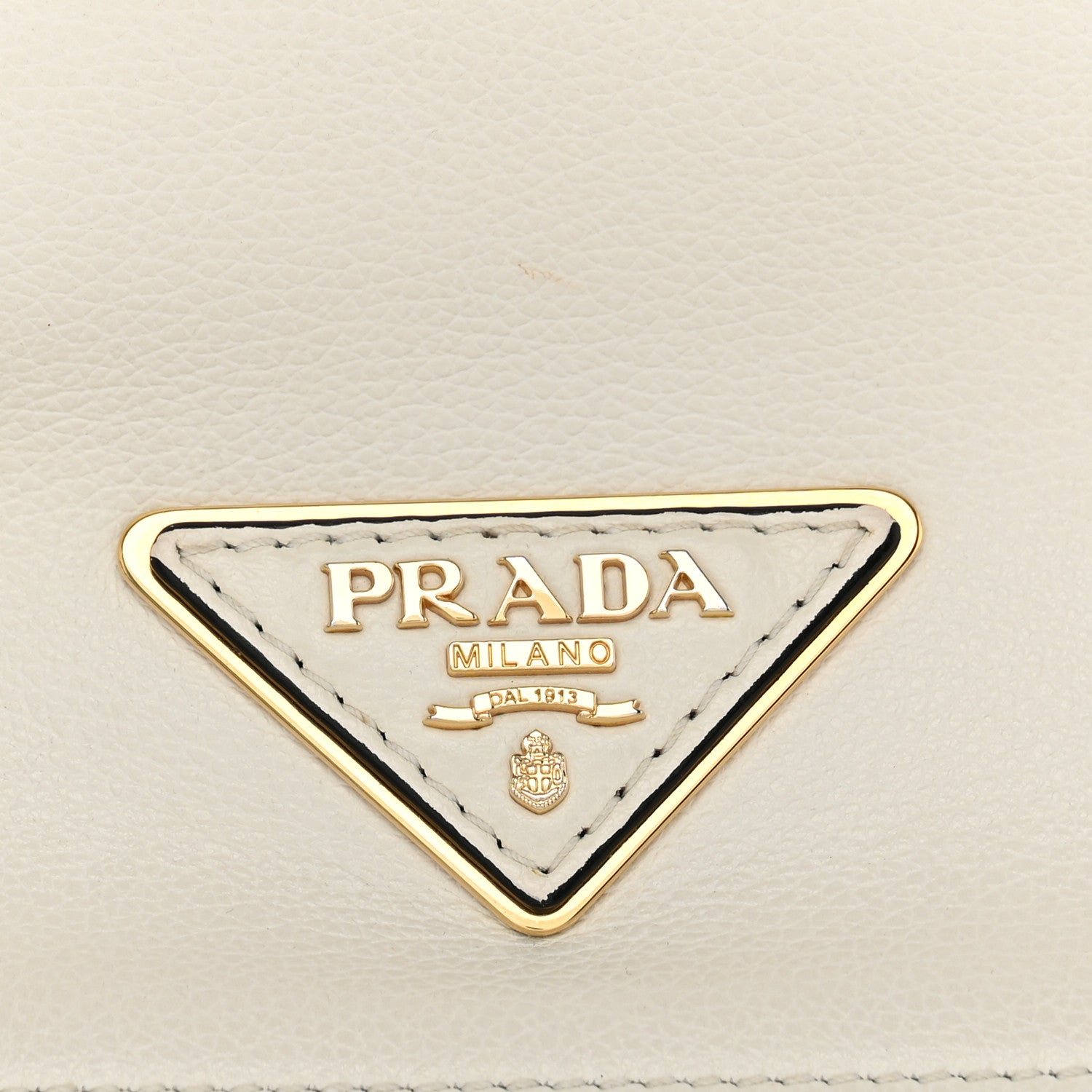 Glace Calf Shoulder Bag White - Image 7