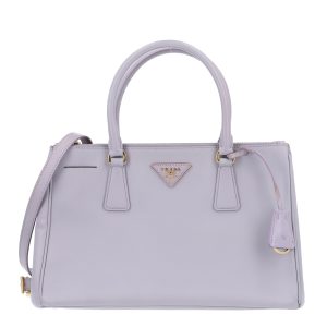 Saffiano Small Galleria Double Zip Tote Glicine