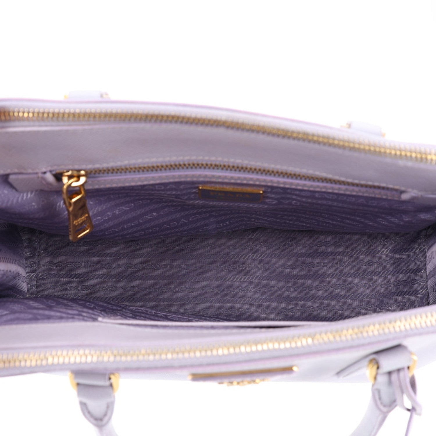 Saffiano Small Galleria Double Zip Tote Glicine - Image 5