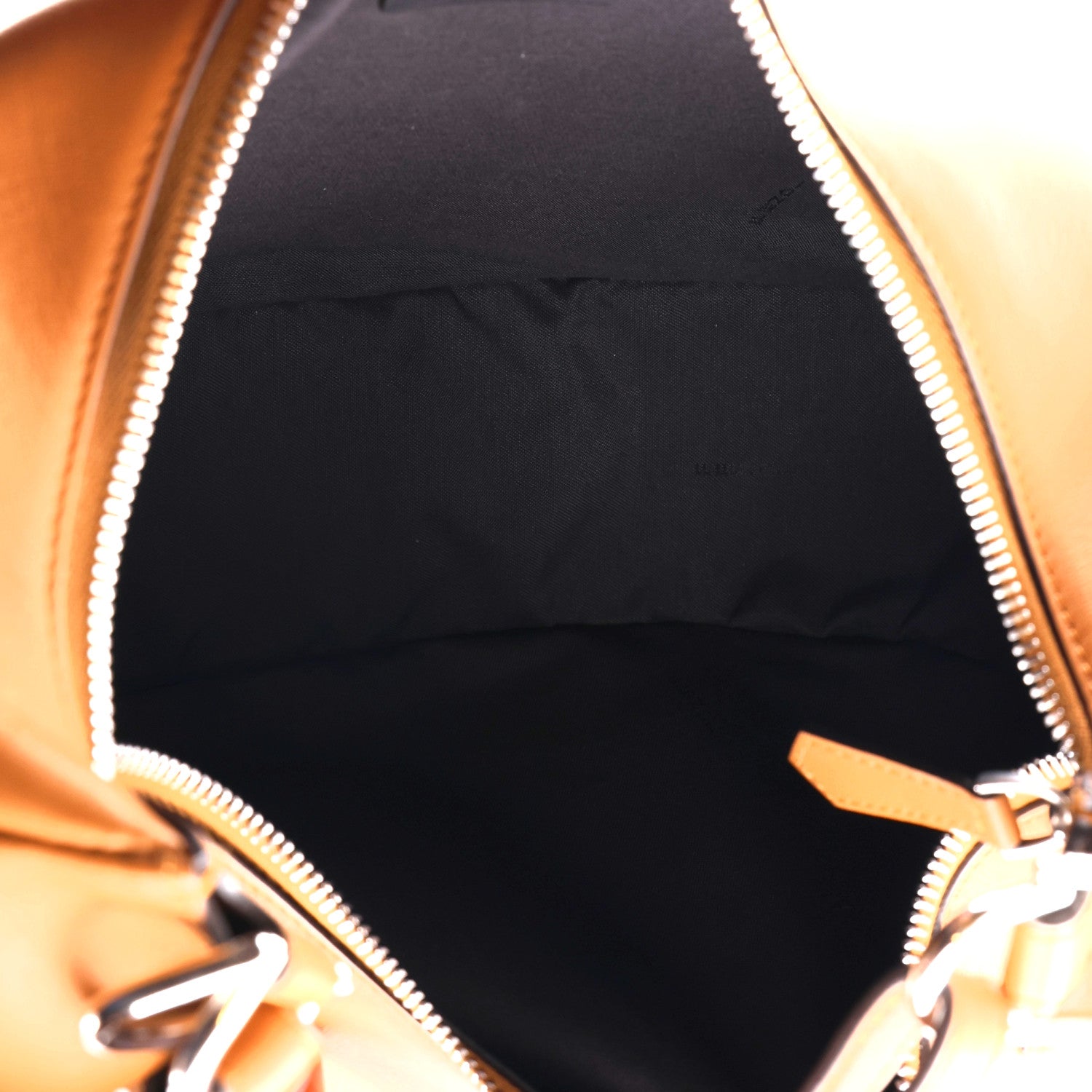 Vitello Grace Matte Medium Fendigraphy Hobo Bag Caramello - Image 5