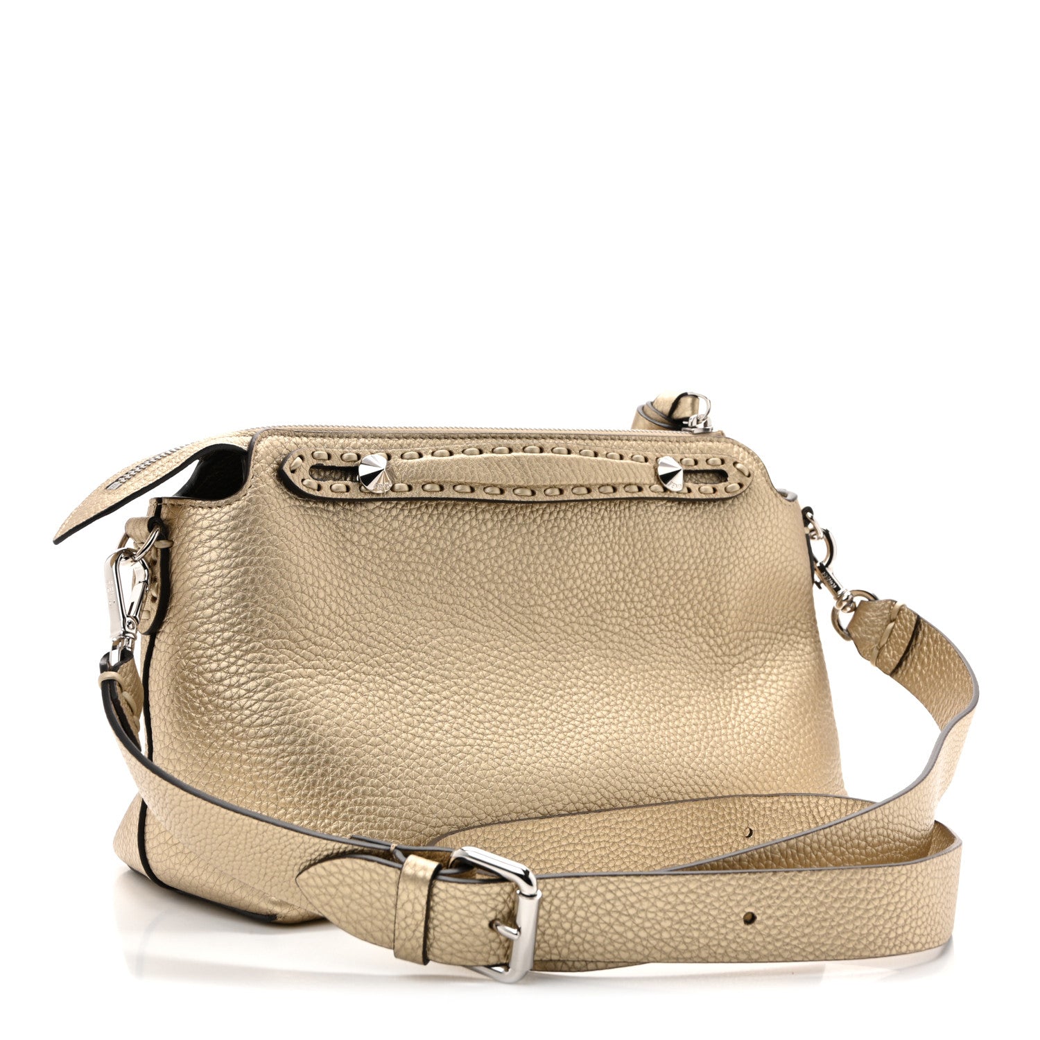 Cuoio Romano Selleria Medium By The Way Boston Bag Gold - Image 3