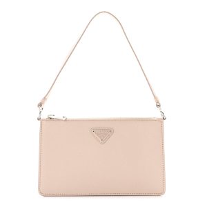 Saffiano Lux Mini Shoulder Bag Ninfea
